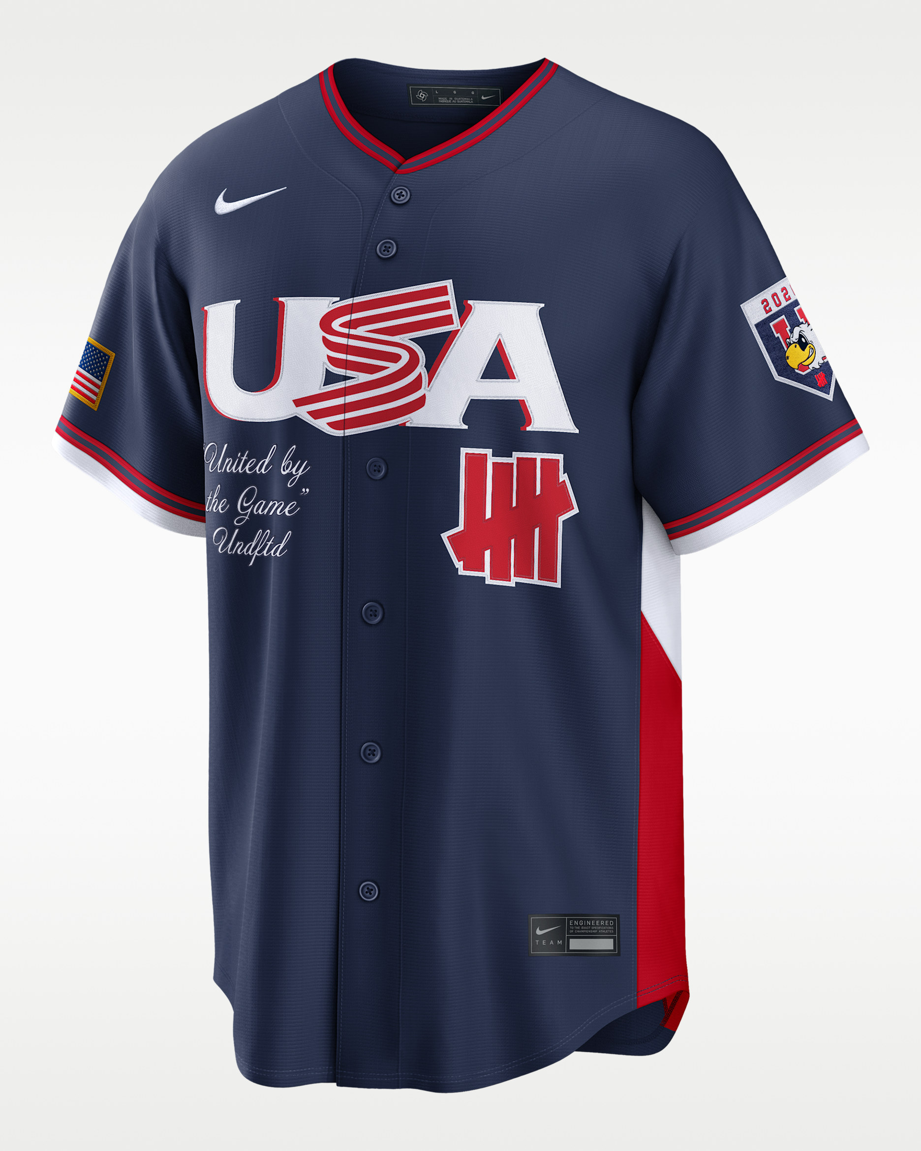 USA Baseball 2026 World Baseball Classic Undefeated Men's Nike Stadium Jersey - Midnight Navy
