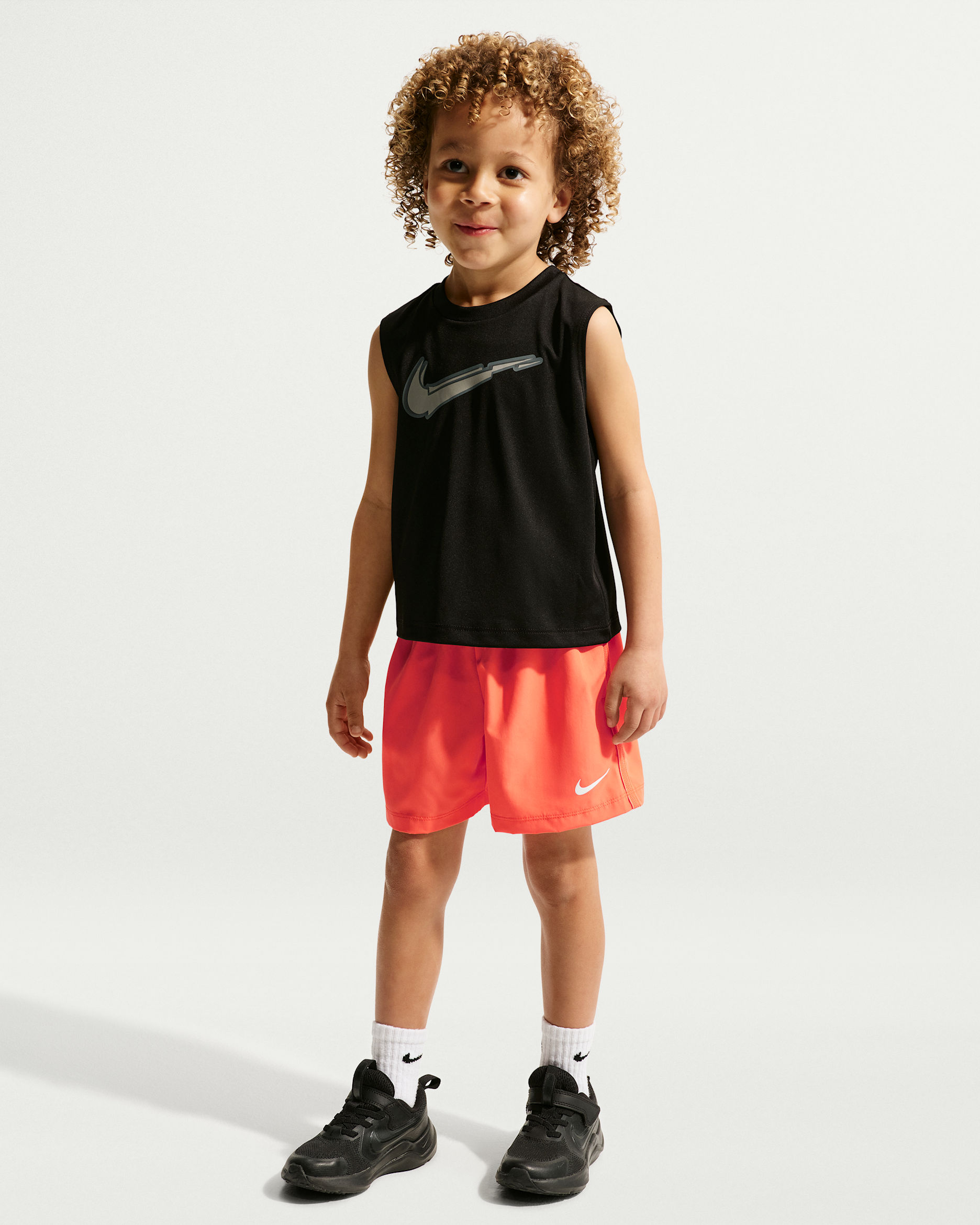 Nike Toddler Dri-FIT Icon Woven Shorts - Turf Orange