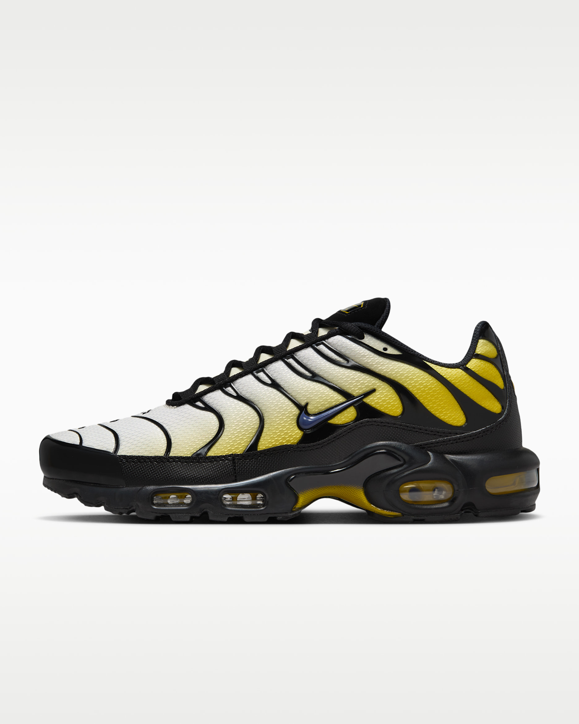 Nike Air Max Plus Men's Shoes - Black/Bright Citron/Soft Pearl/Sanded Purple