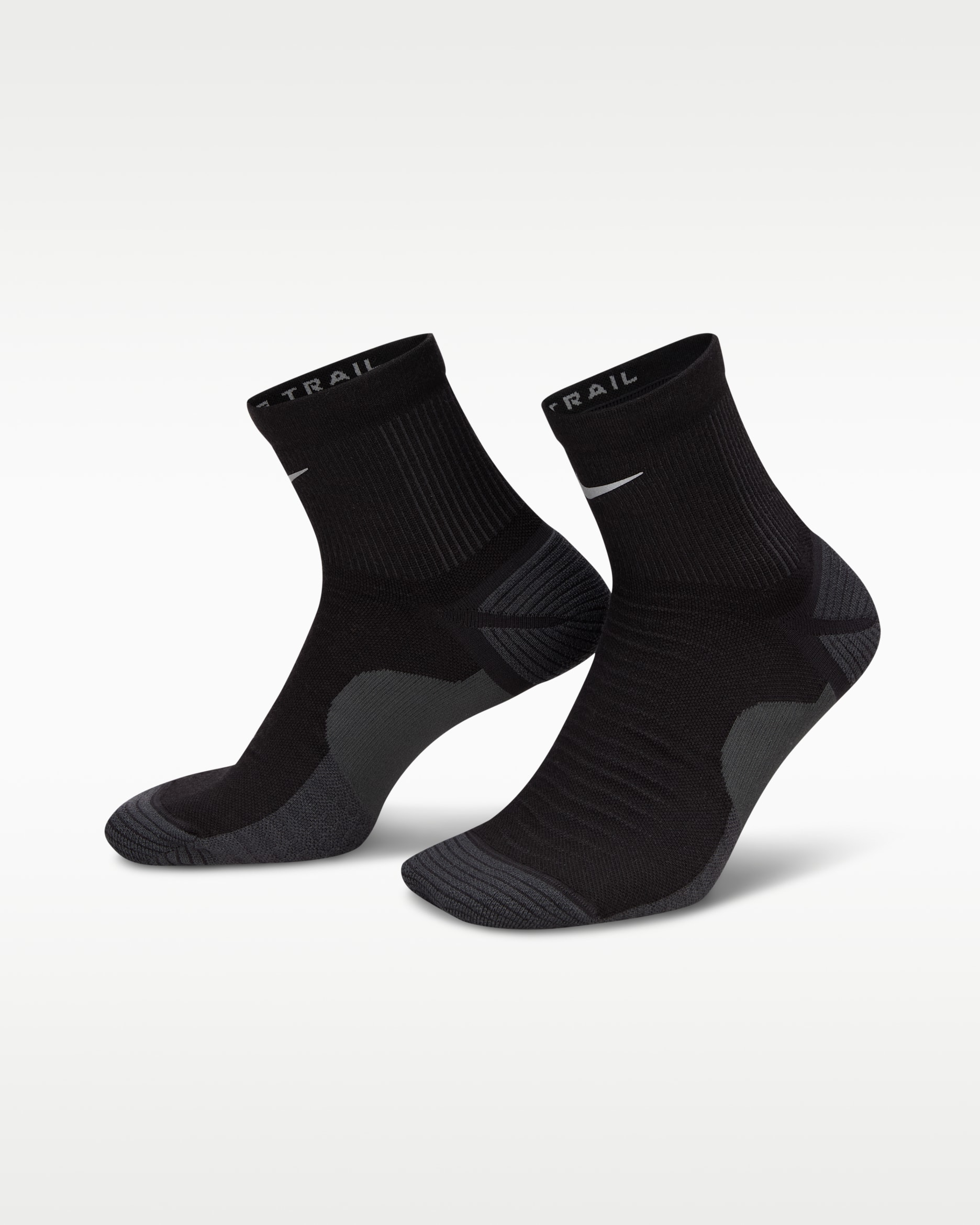 Nike Trail Running Ankle Socks (1 Pair) - Black/Anthracite
