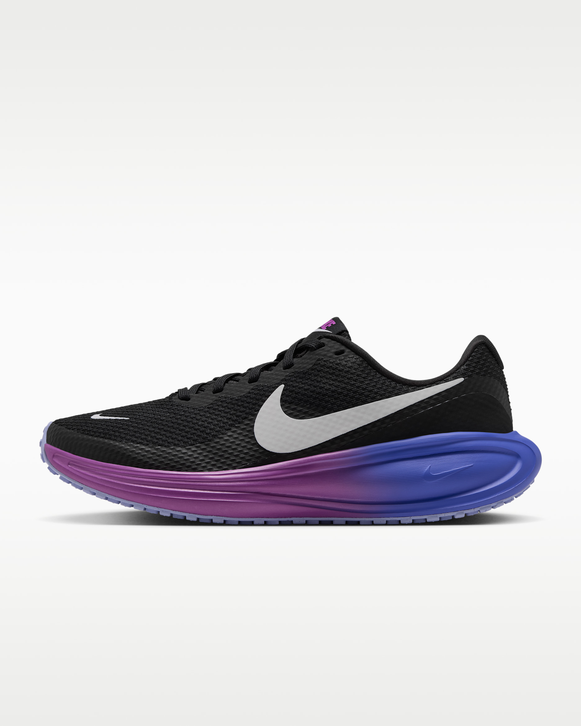Nike Revolution 8 hardloopschoenen voor dames (straat) - Zwart/True Berry/Persian Violet/Wit