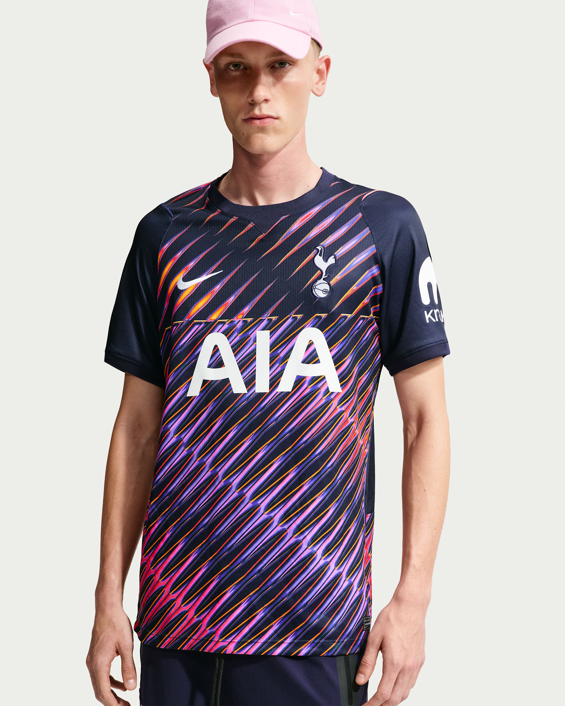 Tottenham Hotspur 2026/27 Stadium Away Men's Nike Dri-FIT Football Replica Shirt - Obsidian/White/White