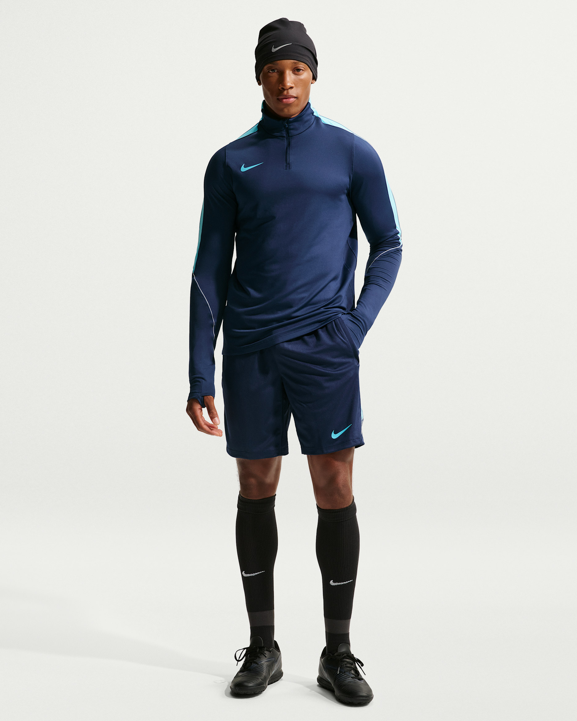 Nike Strike Men's Dri-FIT Football Shorts - Midnight Navy/Vivid Sky/Vivid Sky/Vivid Sky