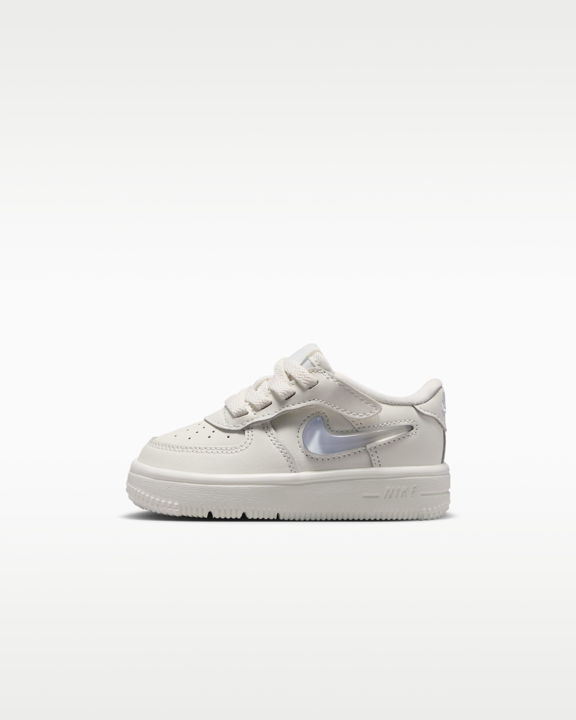 Nike Force 1 Low EasyOn schoenen voor baby's/peuters - Sail/Sail/Football Grey