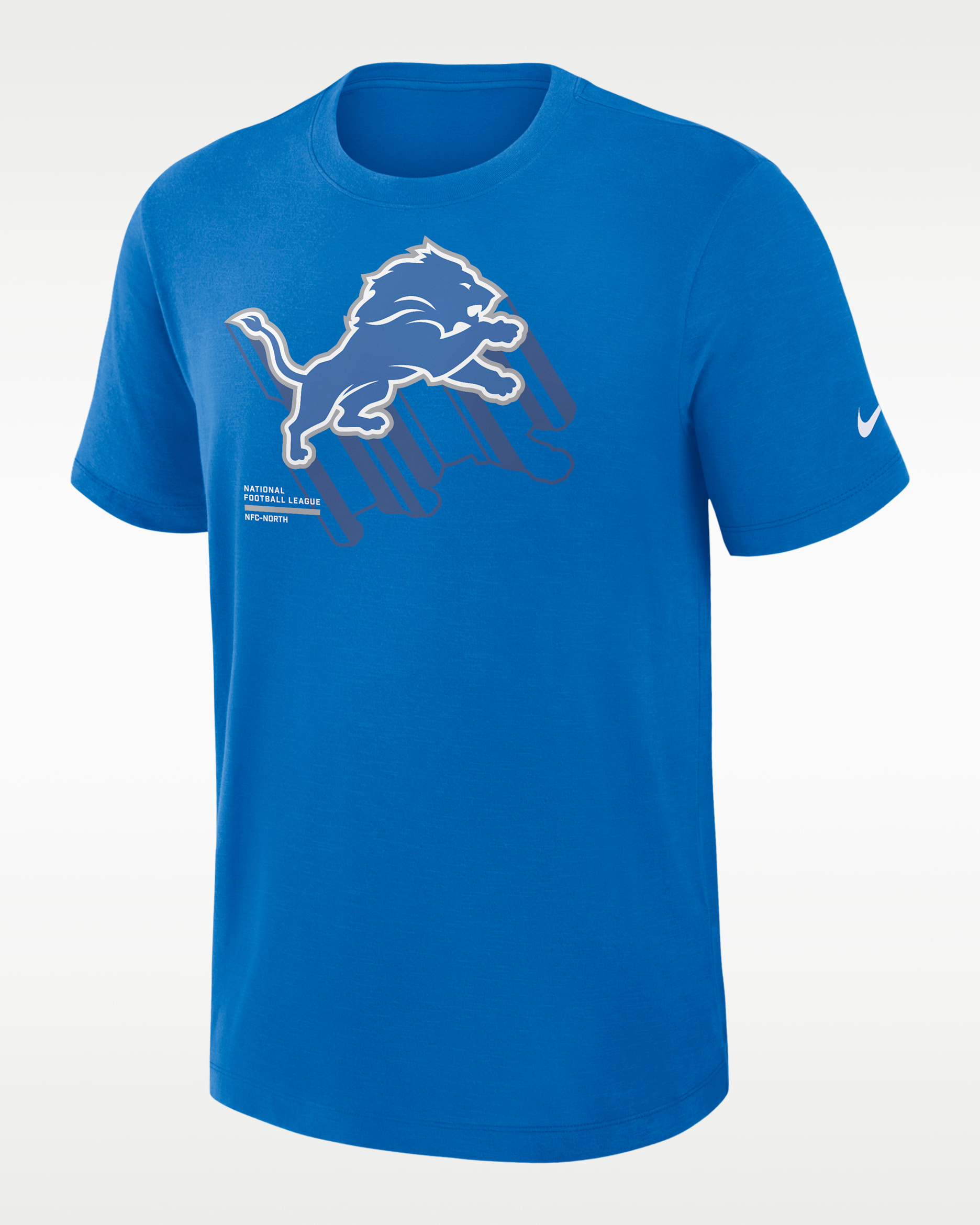 Playera Nike Dri-FIT de la NFL para hombre Detroit Lions Slub - Azul