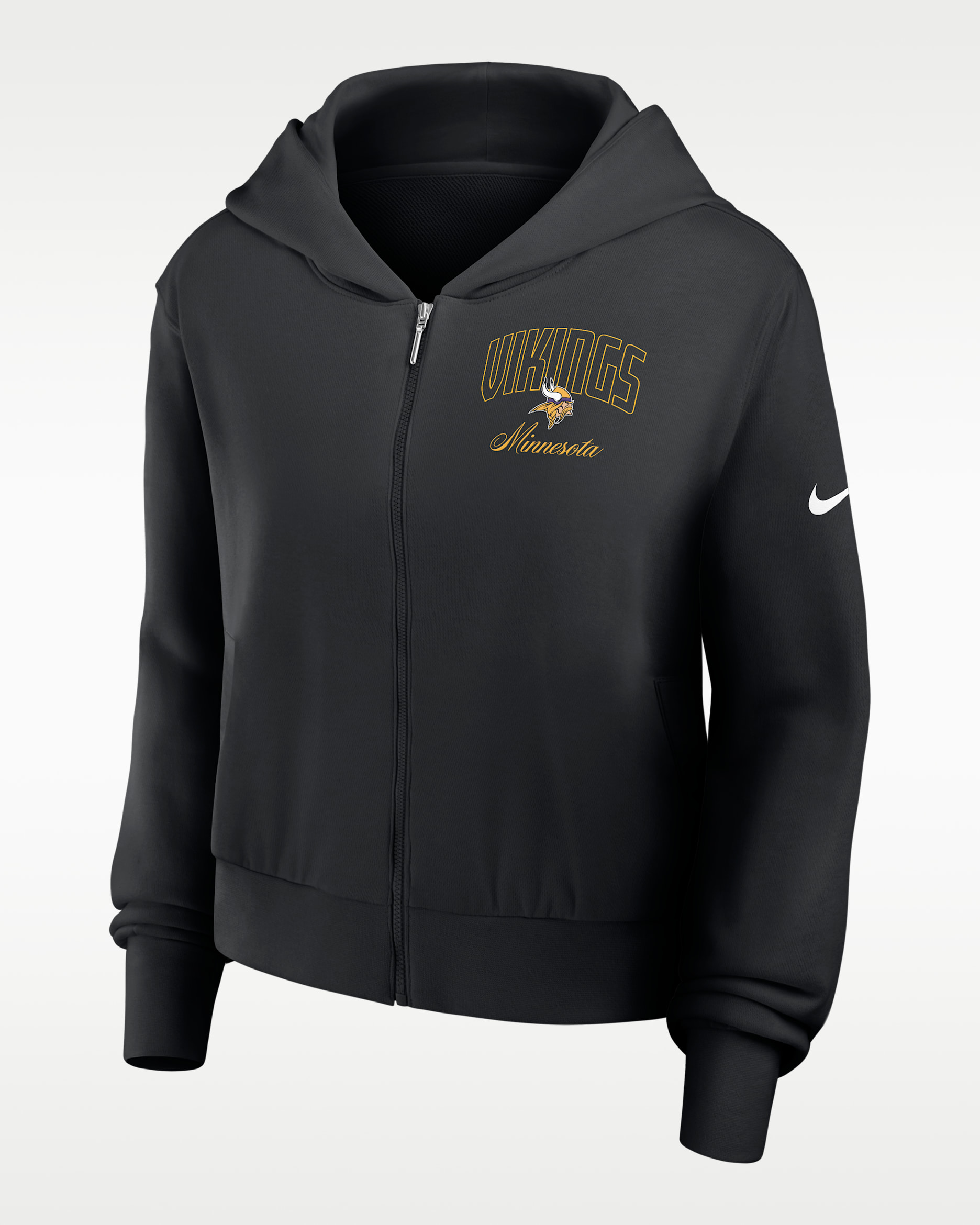 Minnesota Vikings Primetime Women's Nike NFL Full-Zip Hoodie - Black