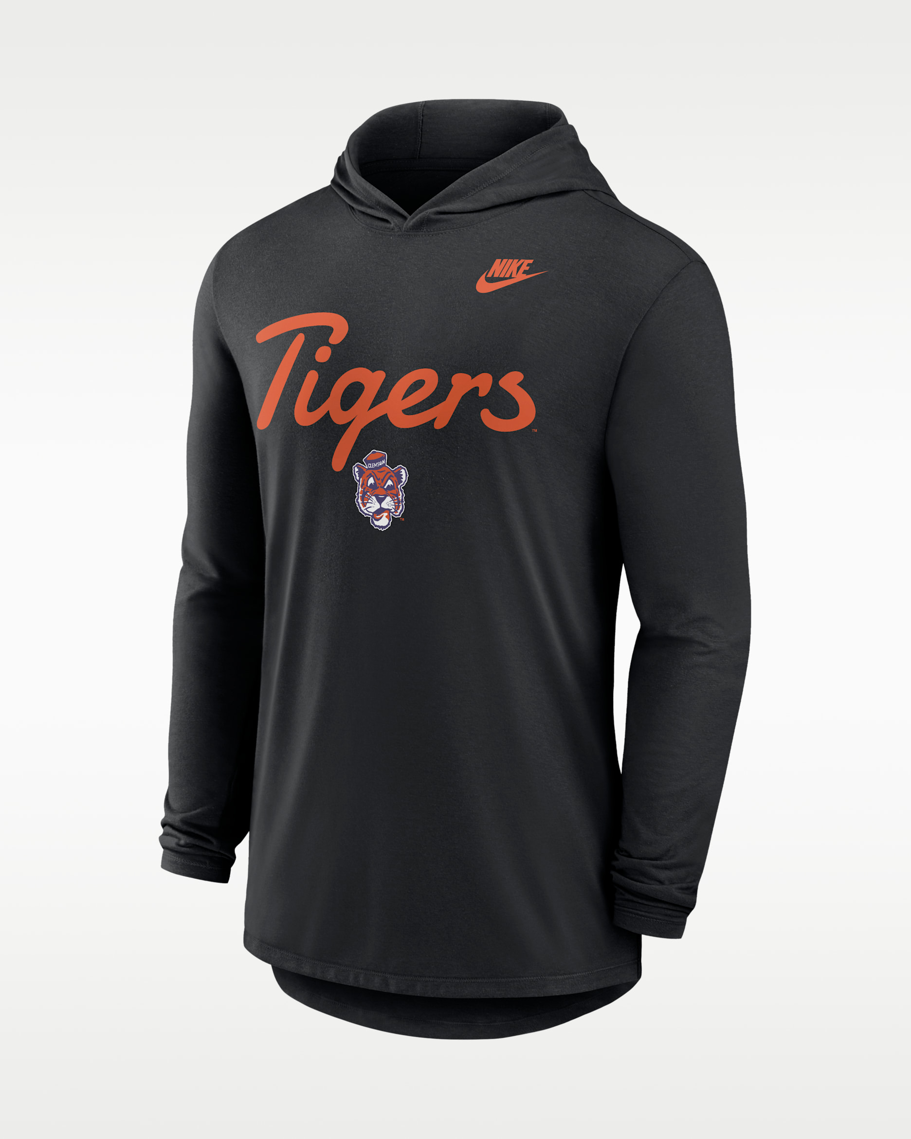 Clemson Legacy Men's Nike Dri-FIT College Long-Sleeve Hooded Top - Black