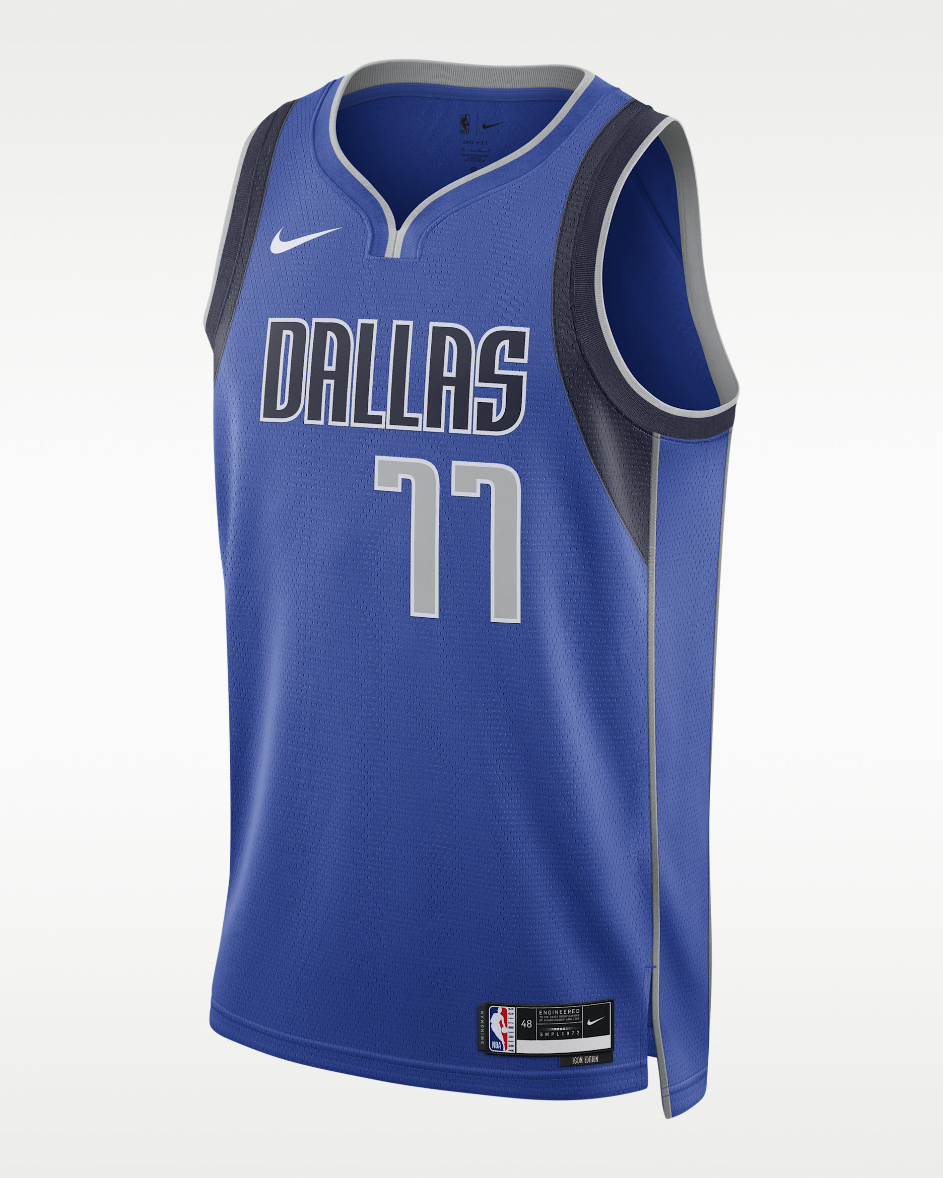 Dallas Mavericks Icon Edition Men's Nike Dri-FIT NBA Swingman Jersey - Game Royal