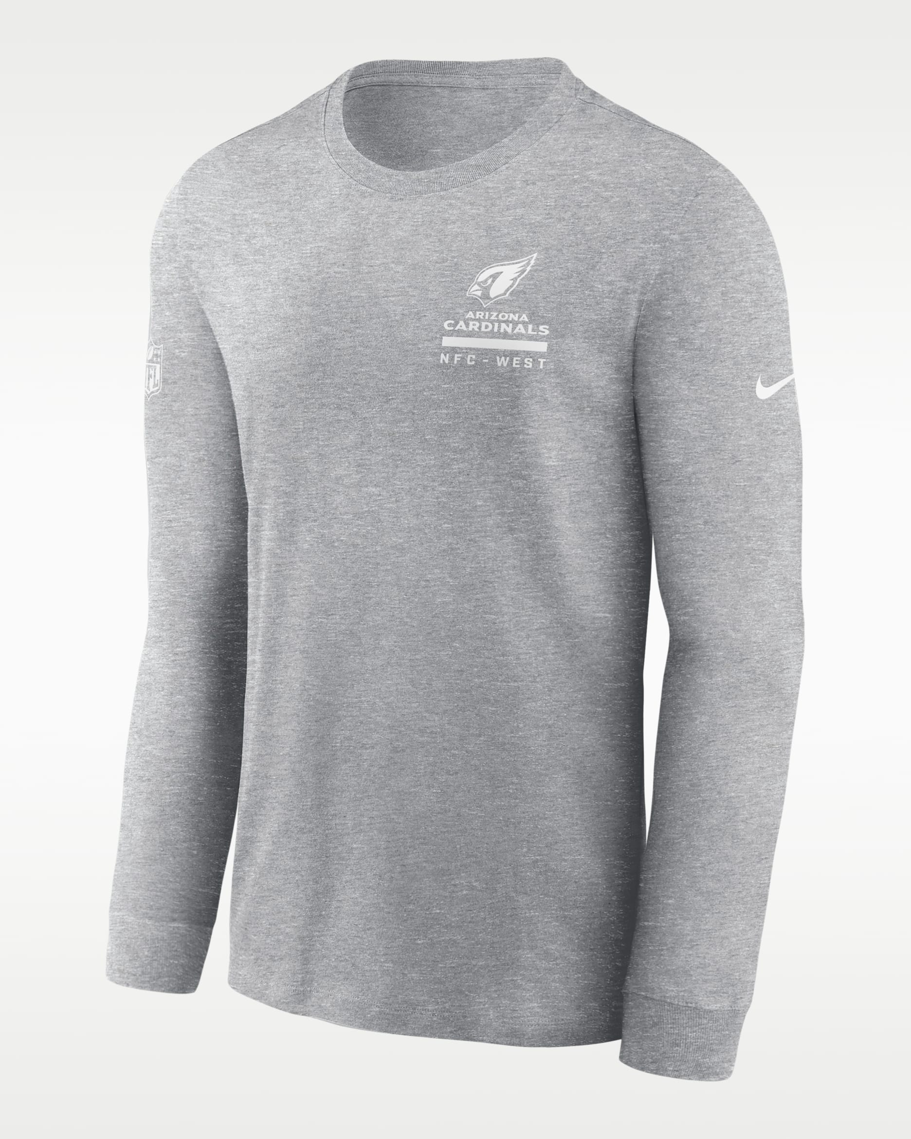 Playera Nike Dri-FIT de la NFL para hombre Arizona Cardinals Sideline Team Issue - Gris