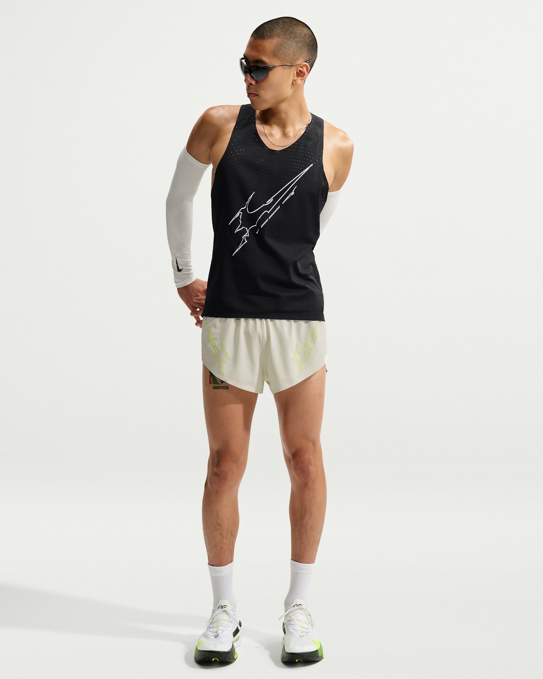 Nike AeroSwift Men's Dri-FIT ADV 5cm (approx.) Brief-Lined Running Shorts - Light Bone