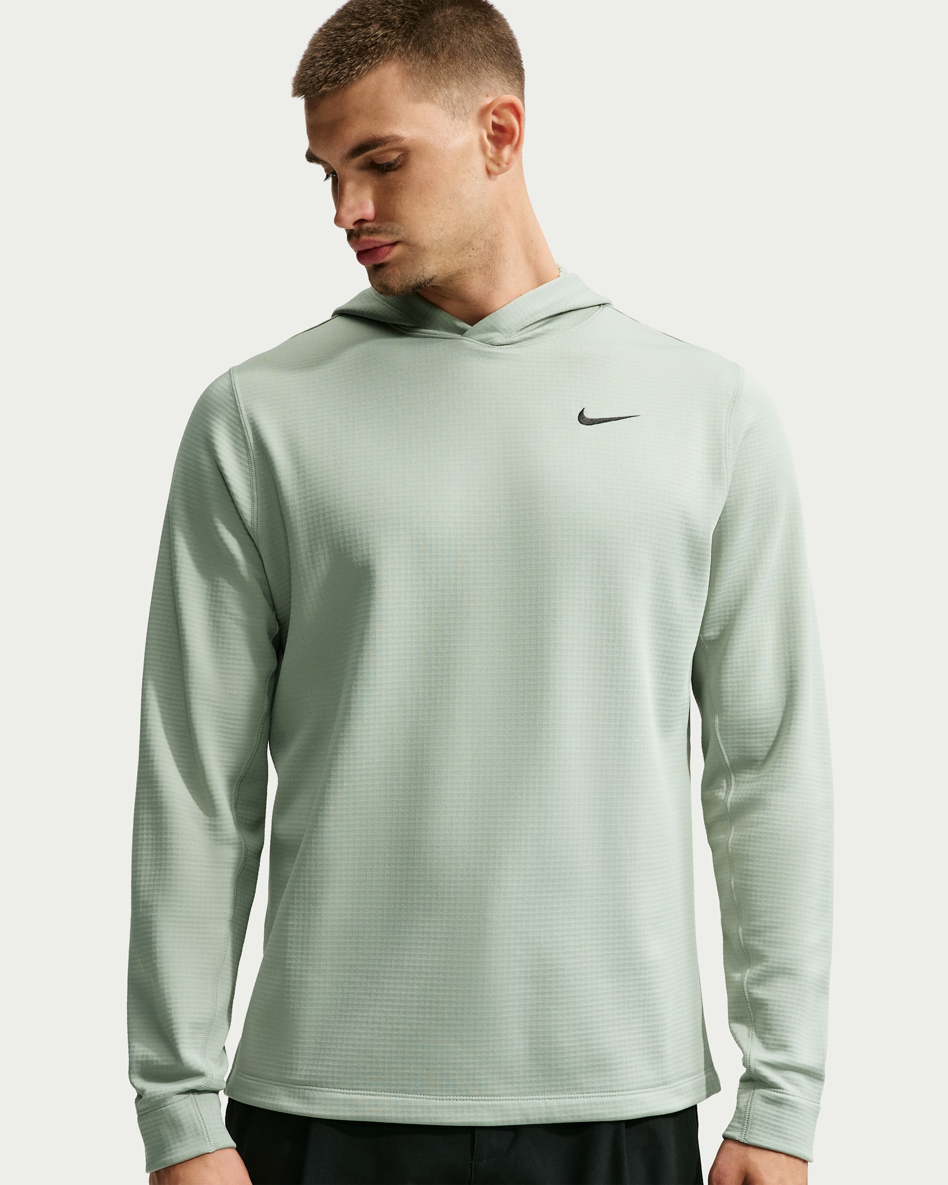 Nike Velocity Sudadera de golf Therma-FIT con capucha - Hombre - Jade Horizon/Negro
