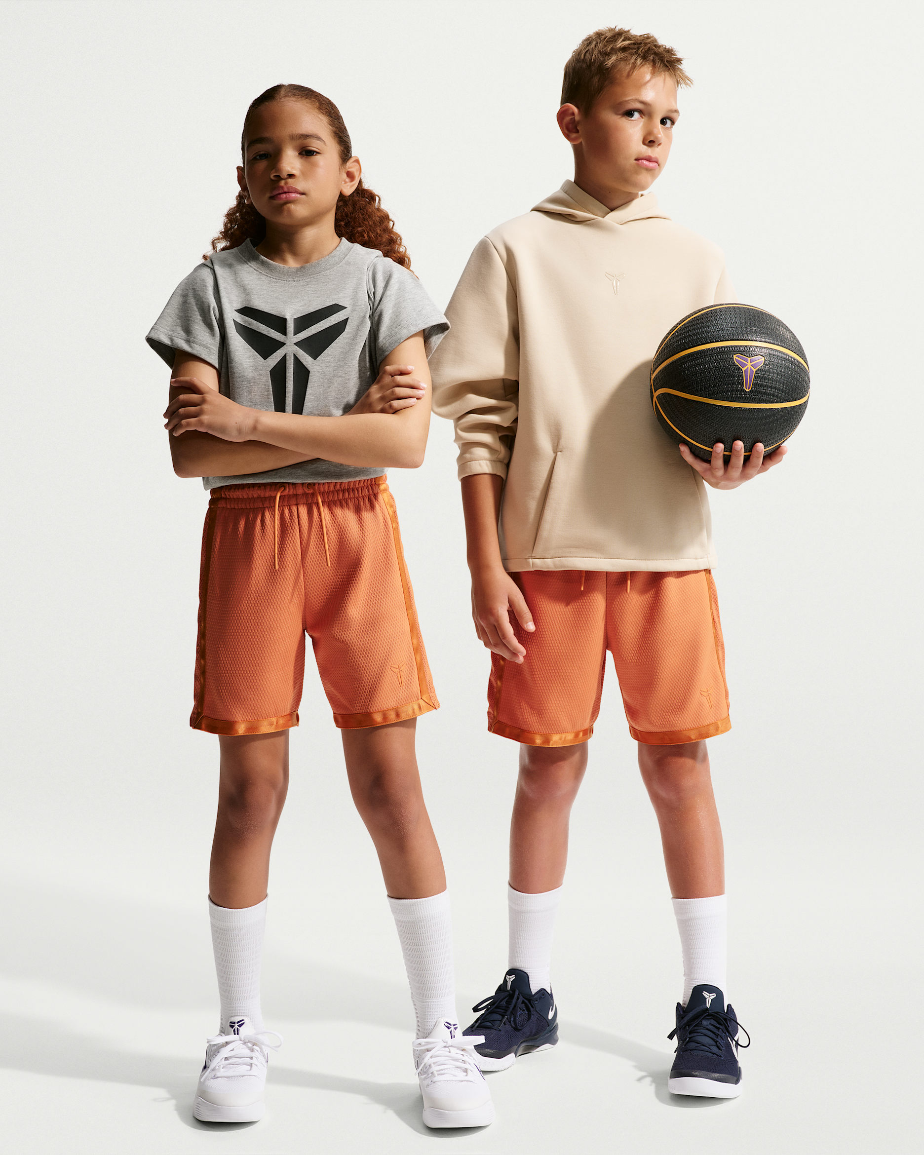 Shorts Dri-FIT Mamba para niños de talla grande Kobe - Curry cálido/Curry cálido