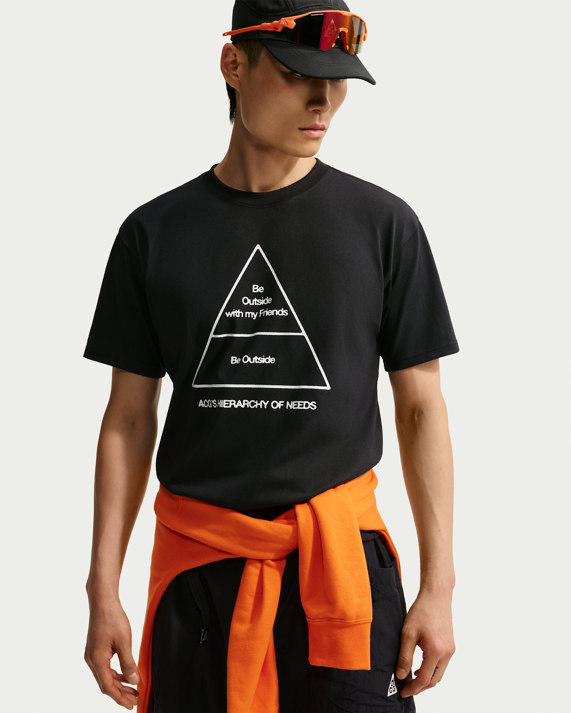 ACG 남성 드라이 핏 티셔츠 - 블랙