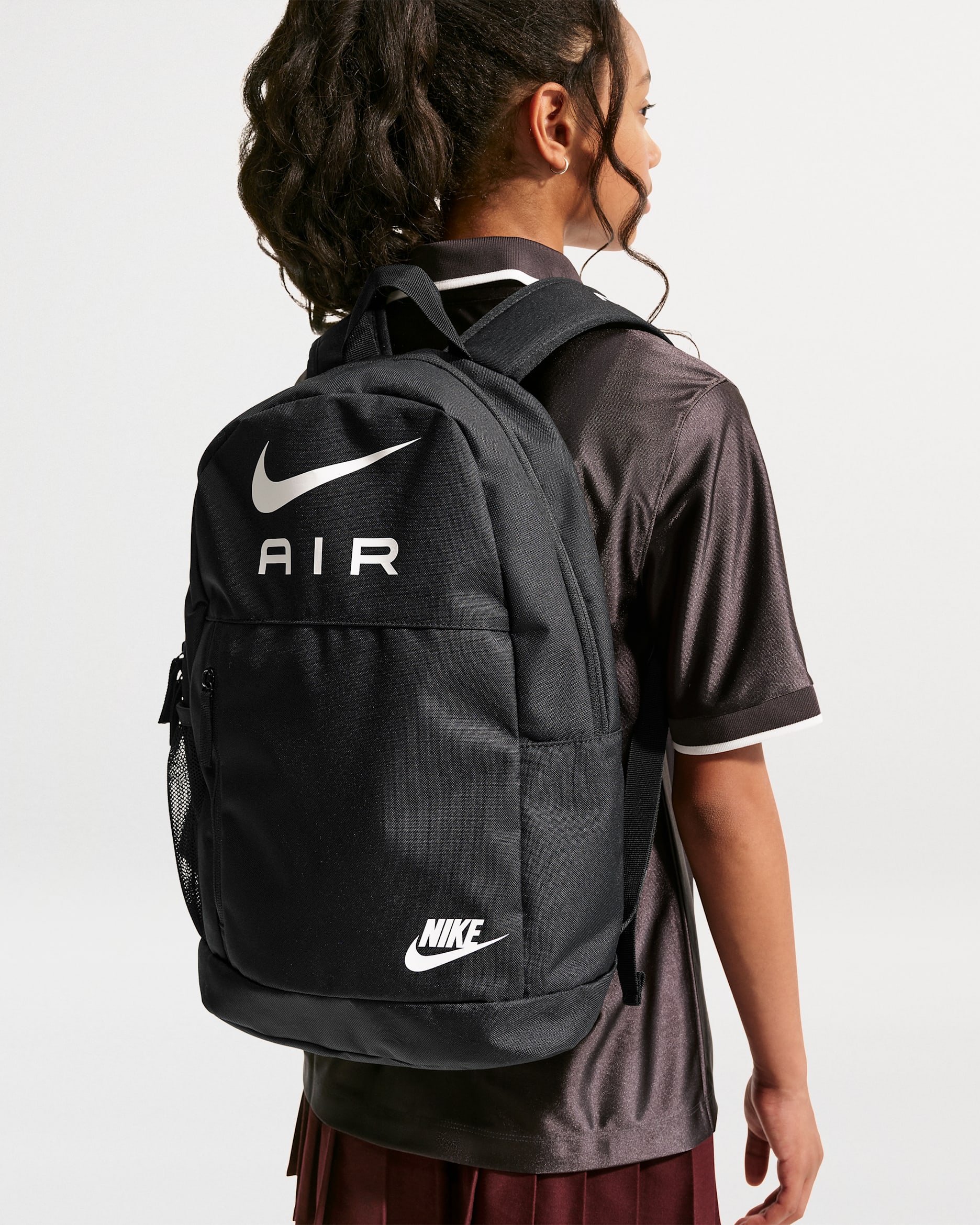 Nike ryggsekk til barn (20 L) - Svart/Svart/Hvit