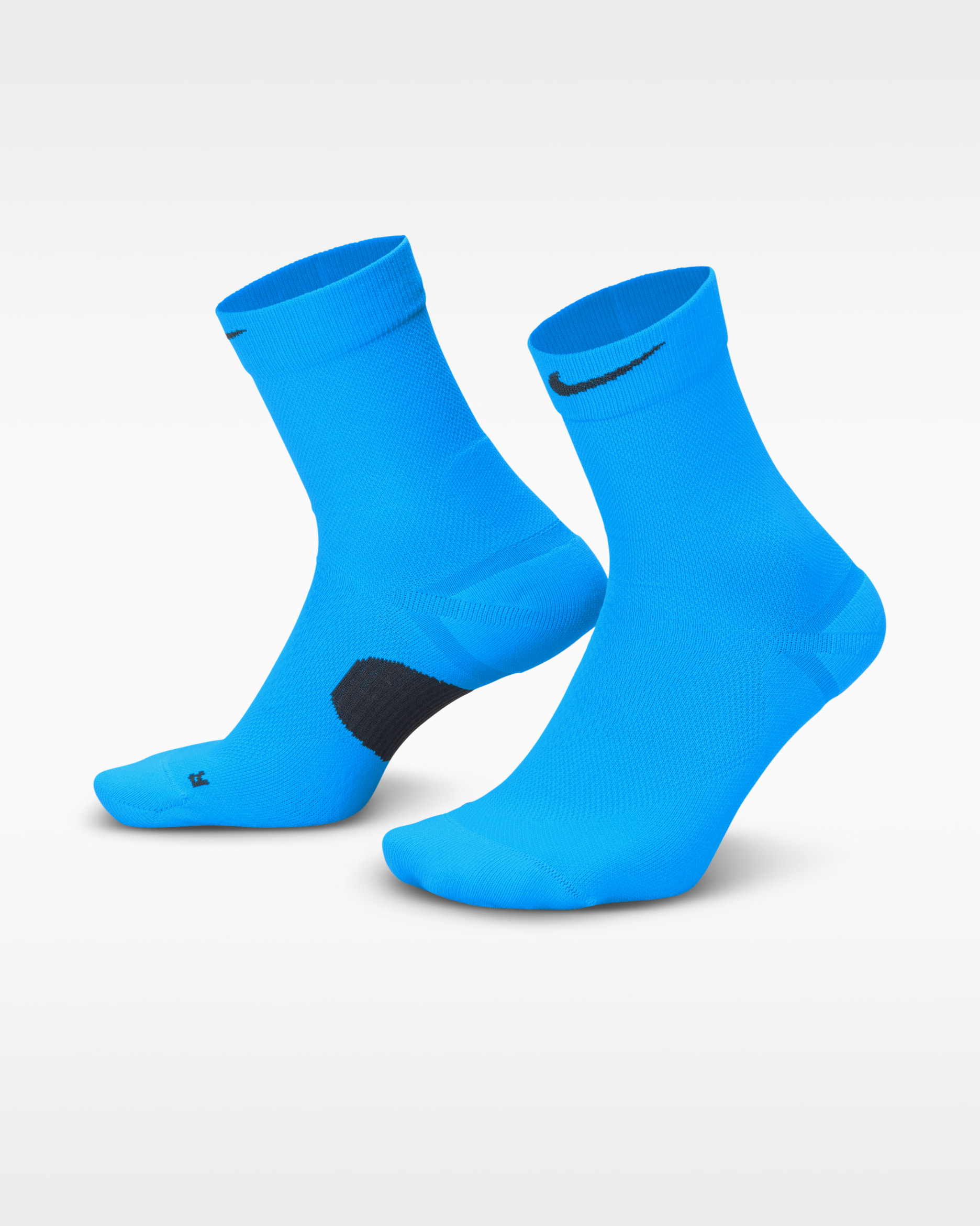 Chaussettes mi-mollet Nike Running Midweight (1 paire) - Blue Hero/Noir