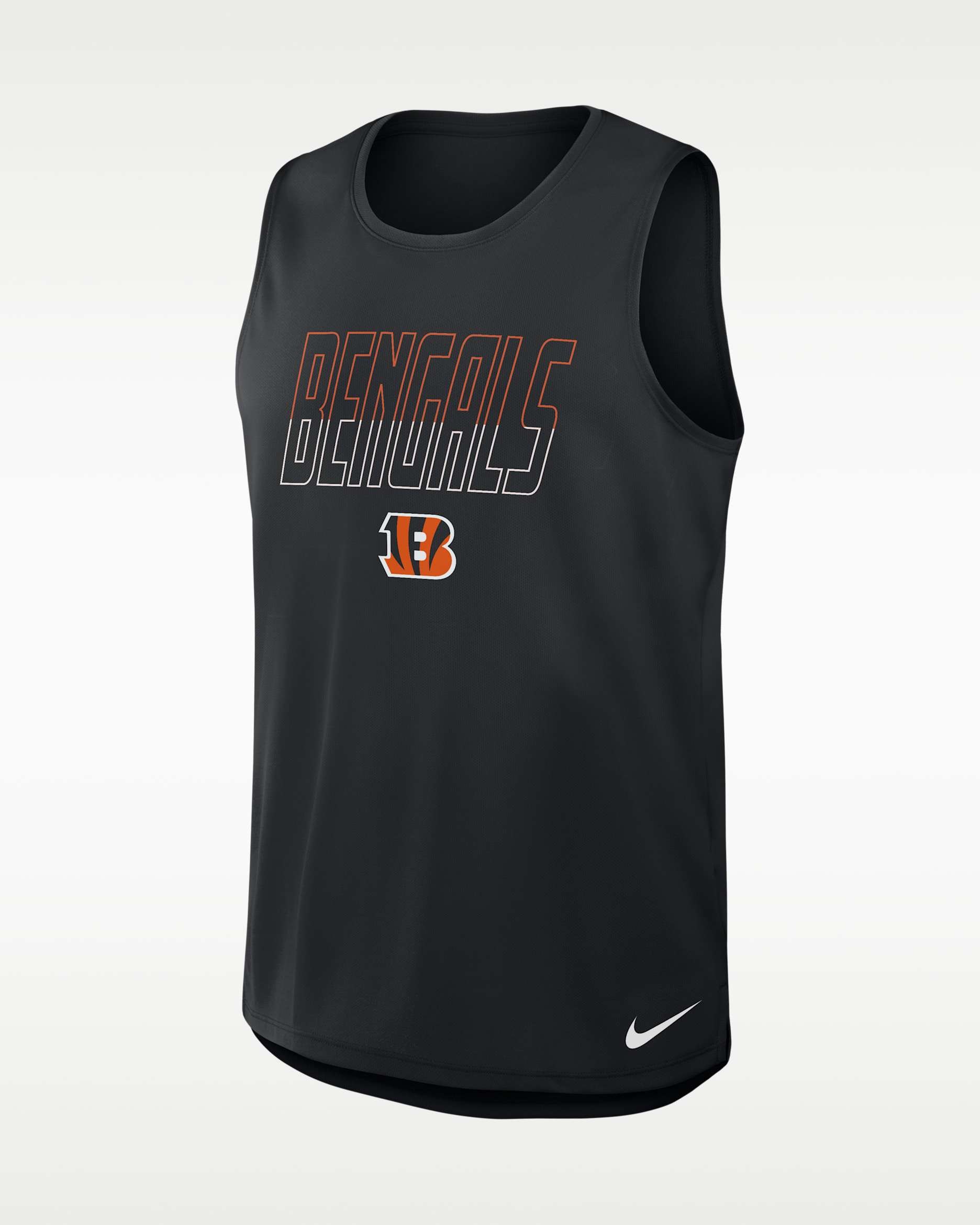 Cincinnati Bengals Men's Nike Dri-FIT NFL Tank Top - Black