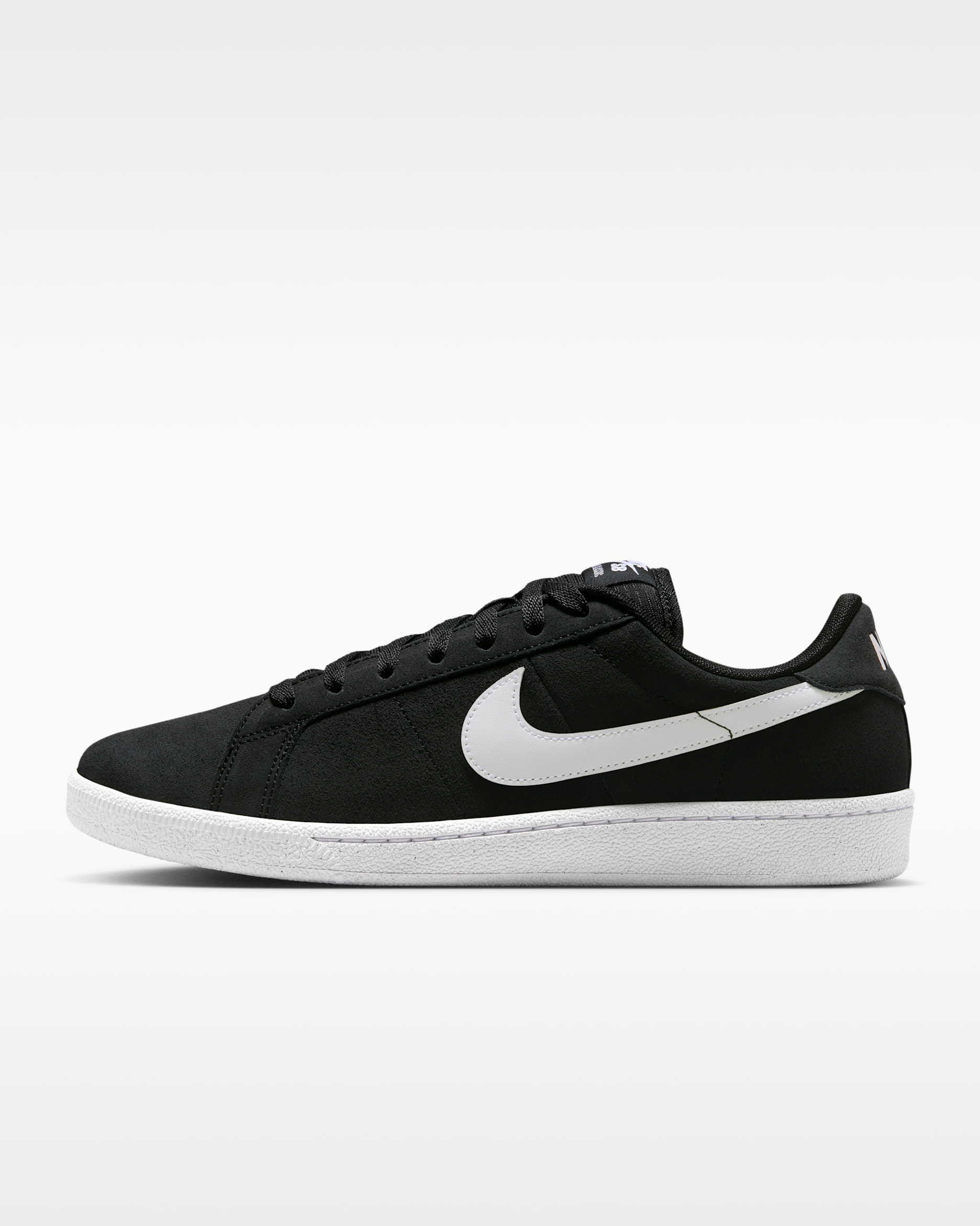 Nike SB Zoom Tennis Classic Skate Shoes - Black/White/White