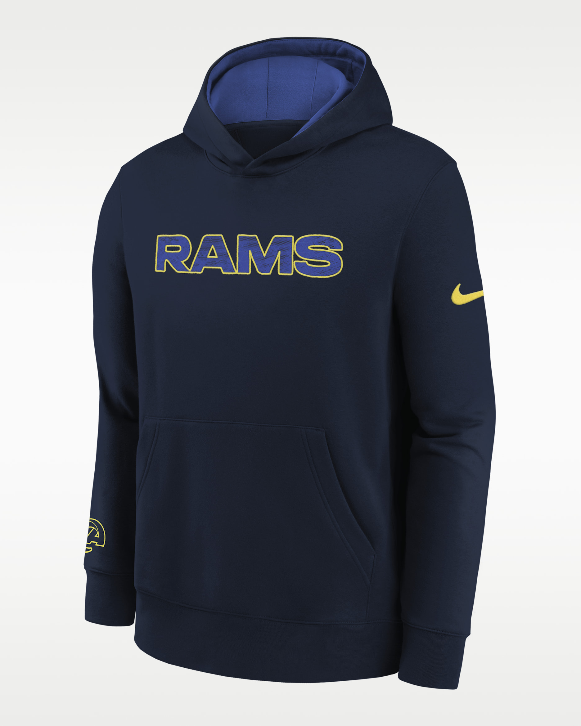 Los Angeles Rams Rivalry Club Big Kids' Nike NFL Pullover Hoodie - Navy