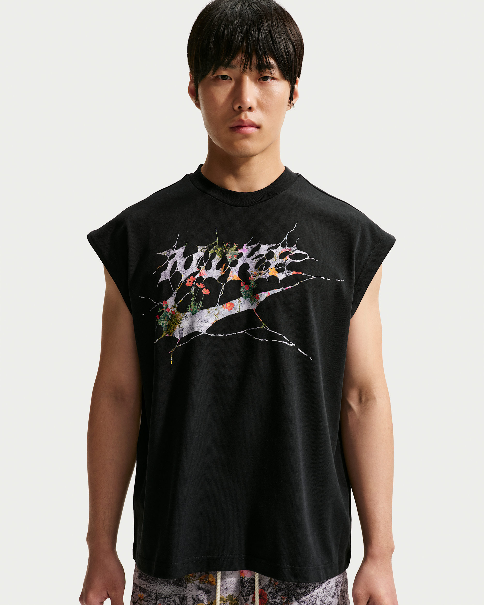 Nike Standard Issue Men's Dri-FIT Sleeveless Basketball Top - Black/Turf Orange