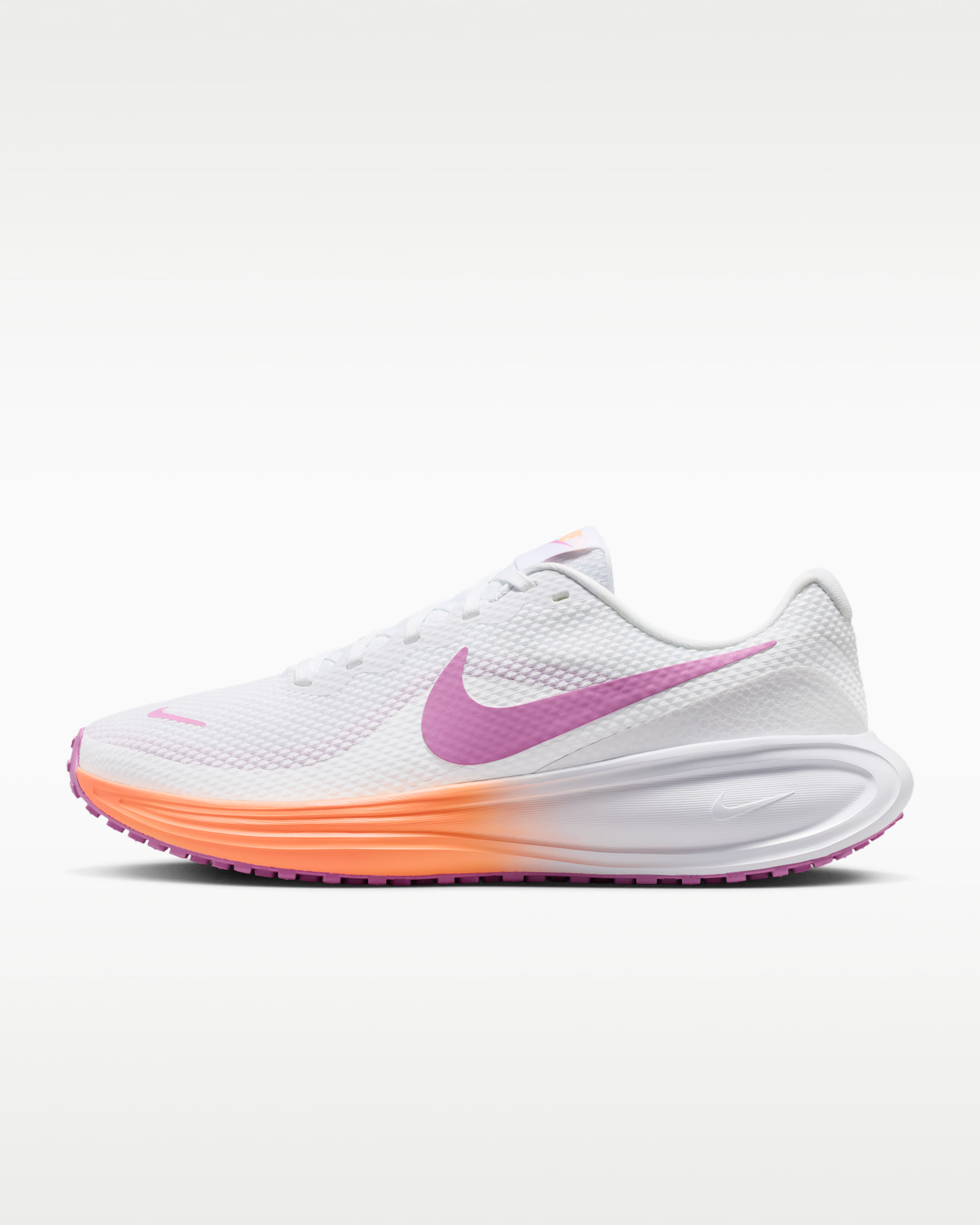 Nike Revolution 8 Women's Road Running Shoes - White/Orange Pulse/Light Magenta