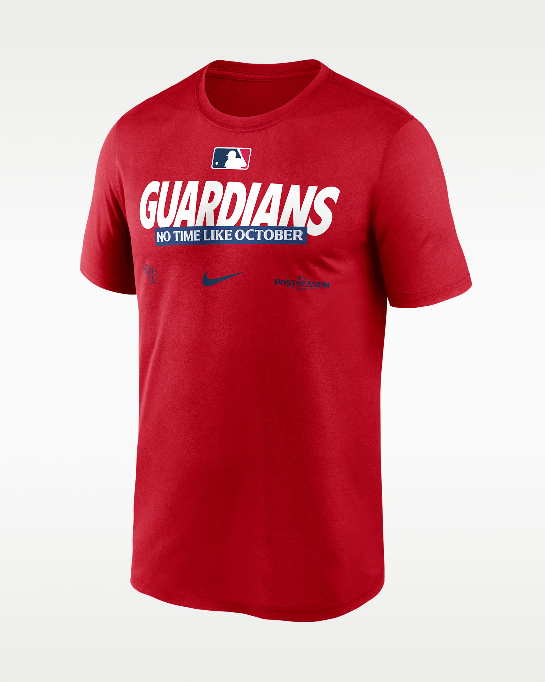 Playera Nike Dri-FIT de la MLB para hombre Cleveland Guardians 2026 Postseason Authentic Collection Legend - Rojo