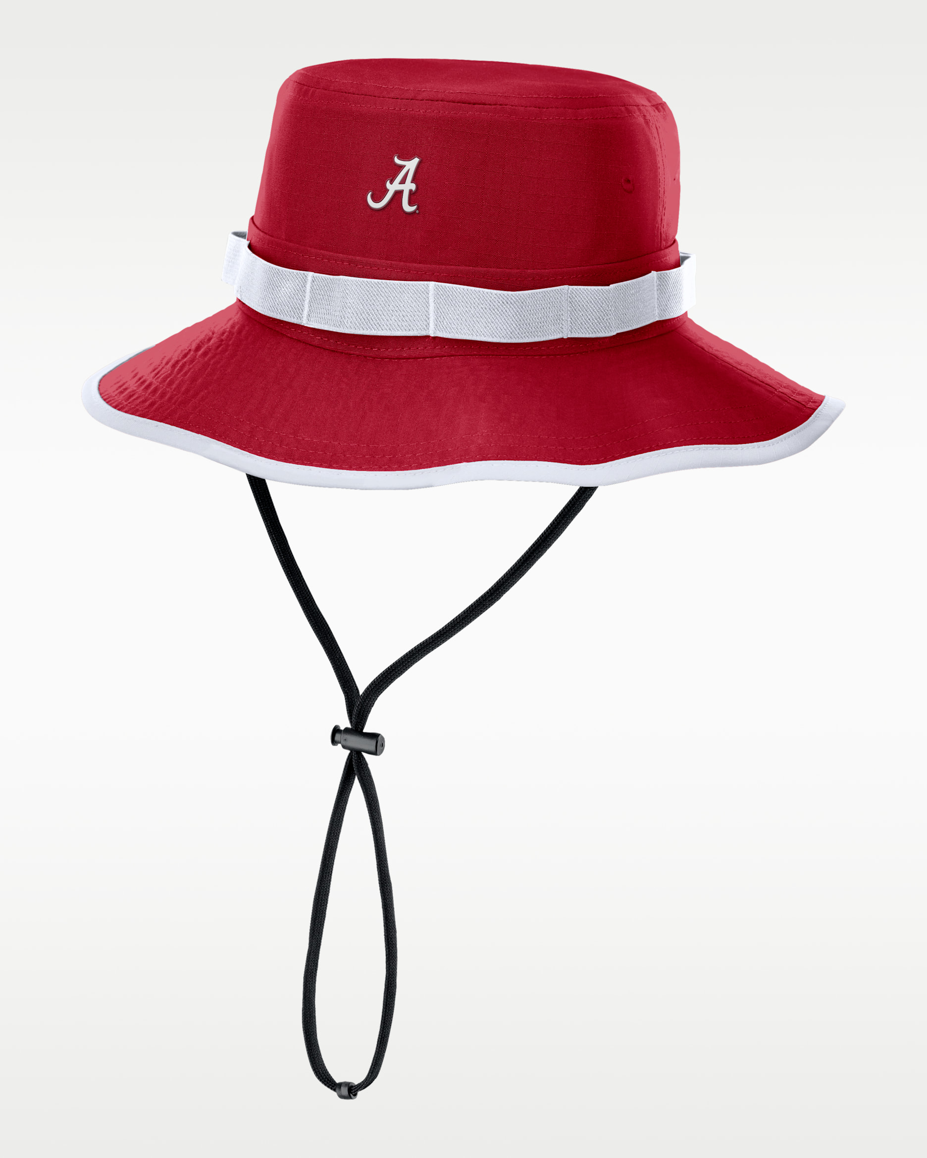Gorro tipo pescador universitario Nike Dri-FIT para hombre Alabama Sideline Apex Gameday Boonie - Carmesí