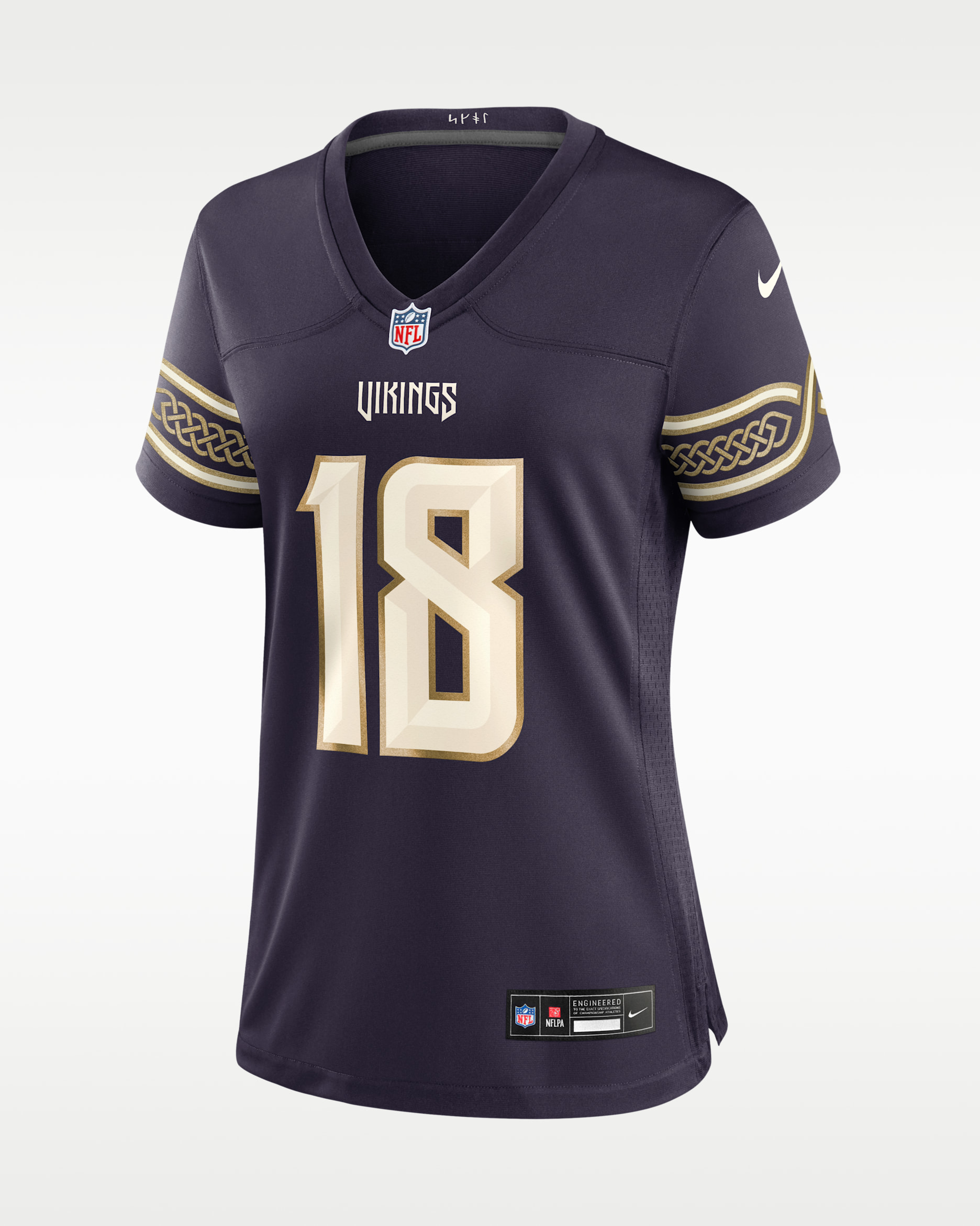 Justin Jefferson Minnesota Vikings Rivalries Collection Women's Nike NFL Game Jersey - Purple