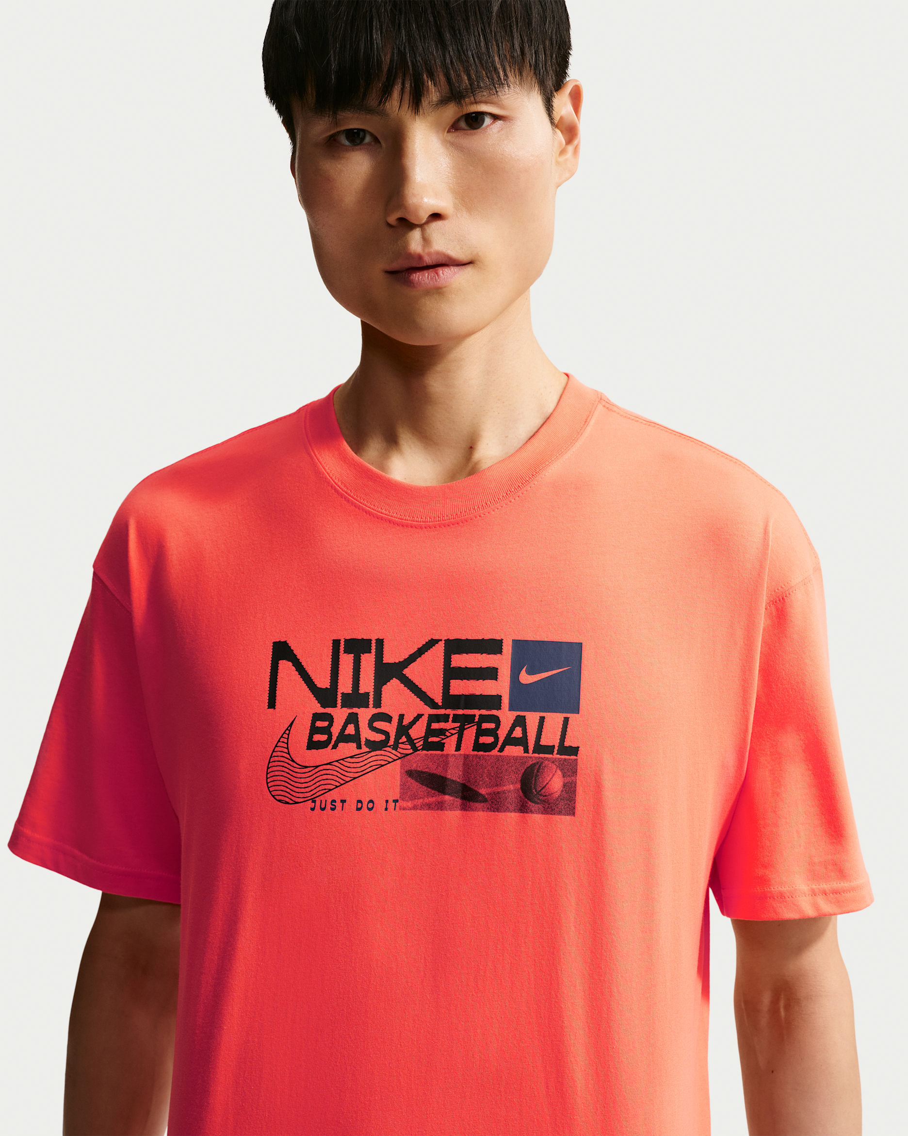 Nike Basketball-T-shirt til mænd - Turf Orange