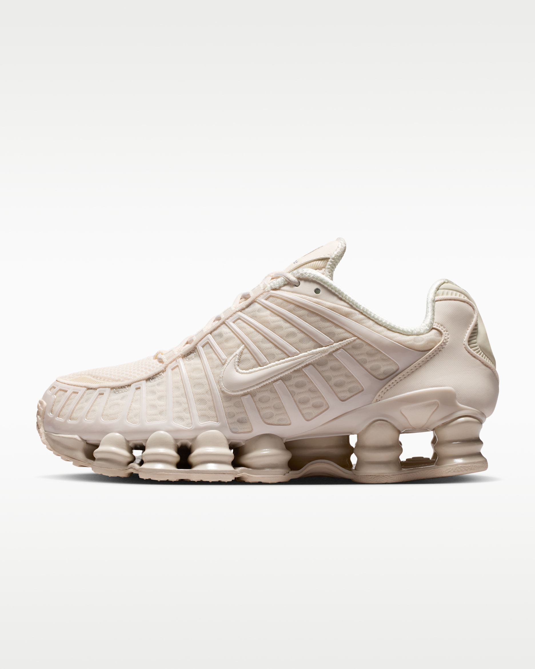 Nike Shox TL Women's Shoes - Chalk/Metallic Silver/Black/Chalk