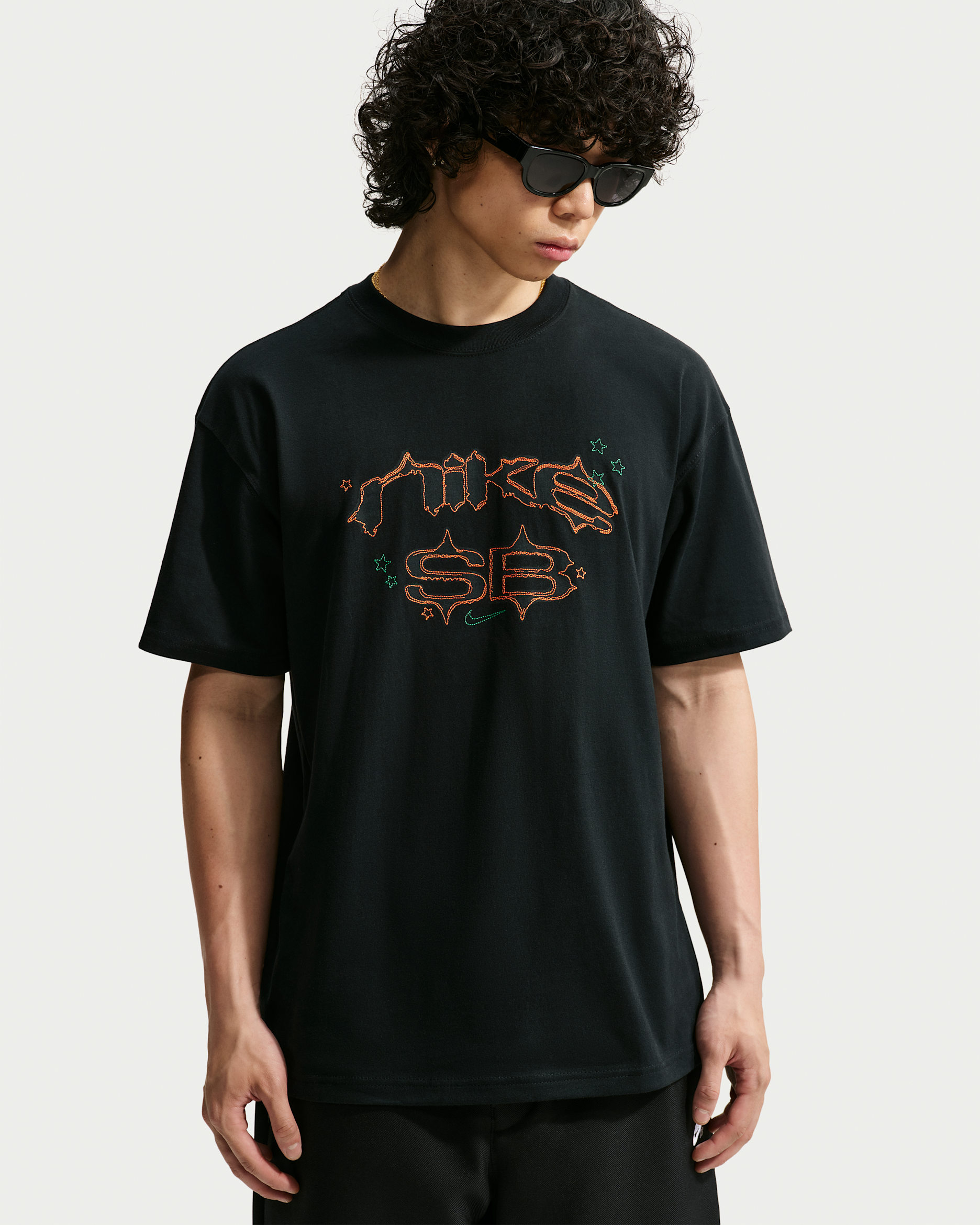 Nike SB Samarreta de skateboard - Negre