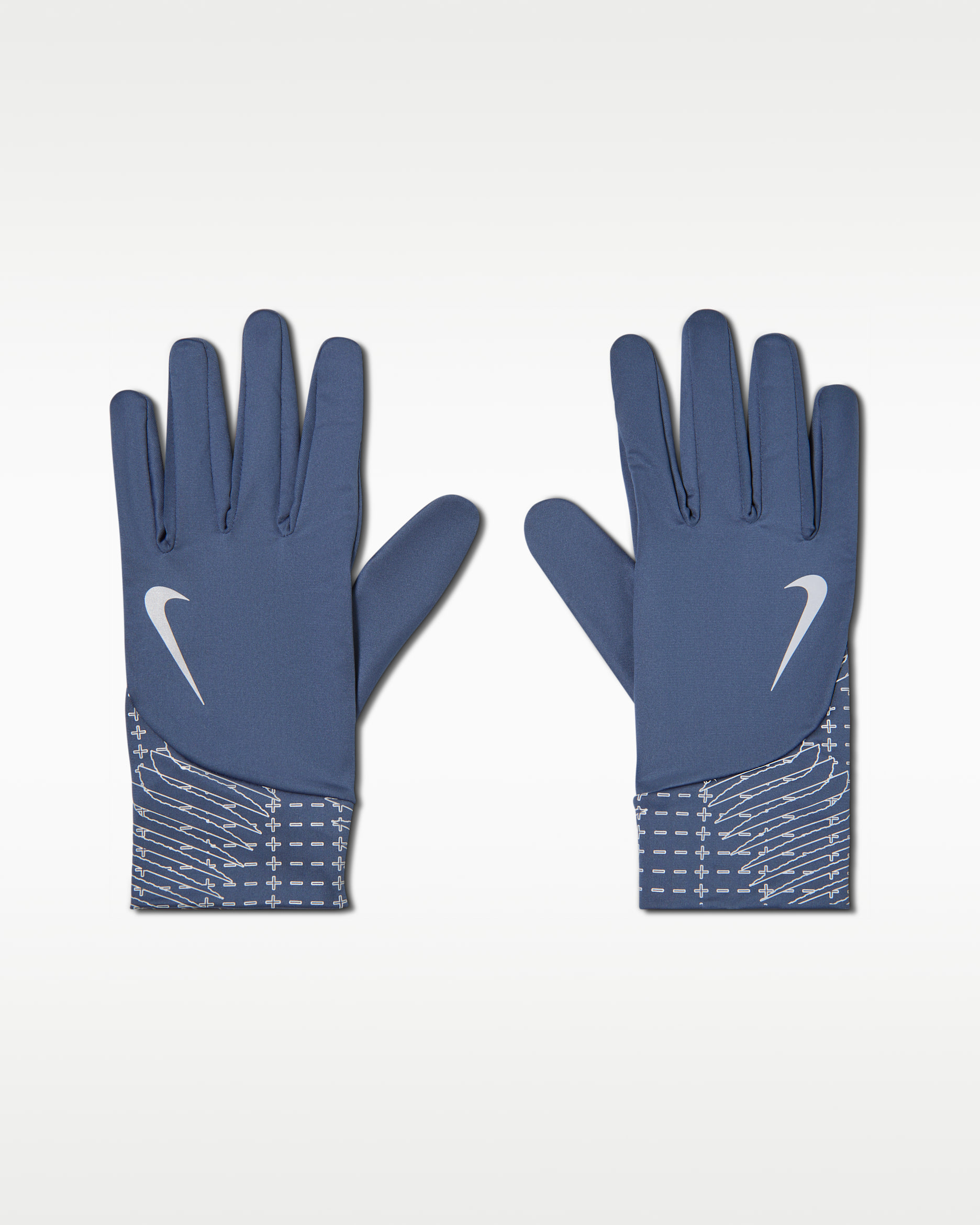 Gants légers Therma-FIT Nike Pacer pour homme - New Slate/Silver