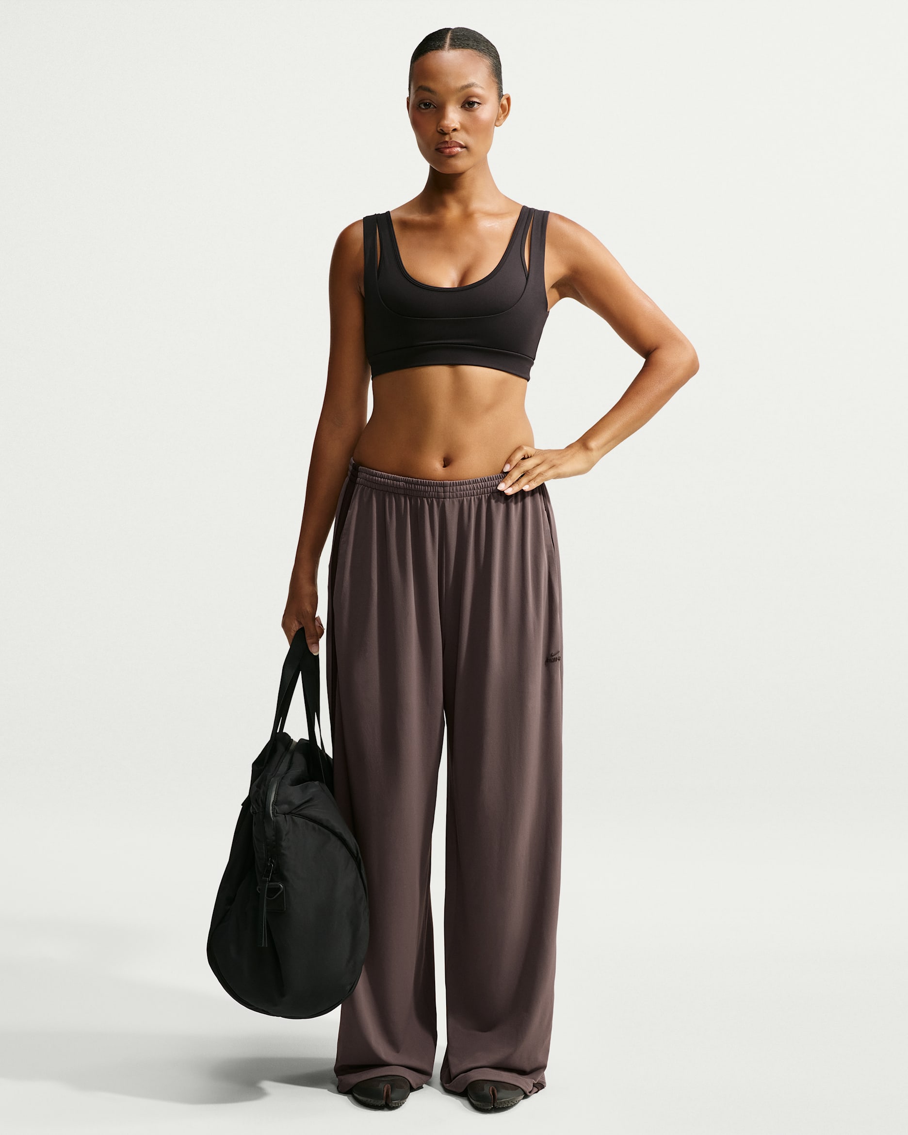 NikeSKIMS Stretch Knit Women's Wide-Leg Trousers - NSKM Resin/NSKM Phoenix/NSKM Resin