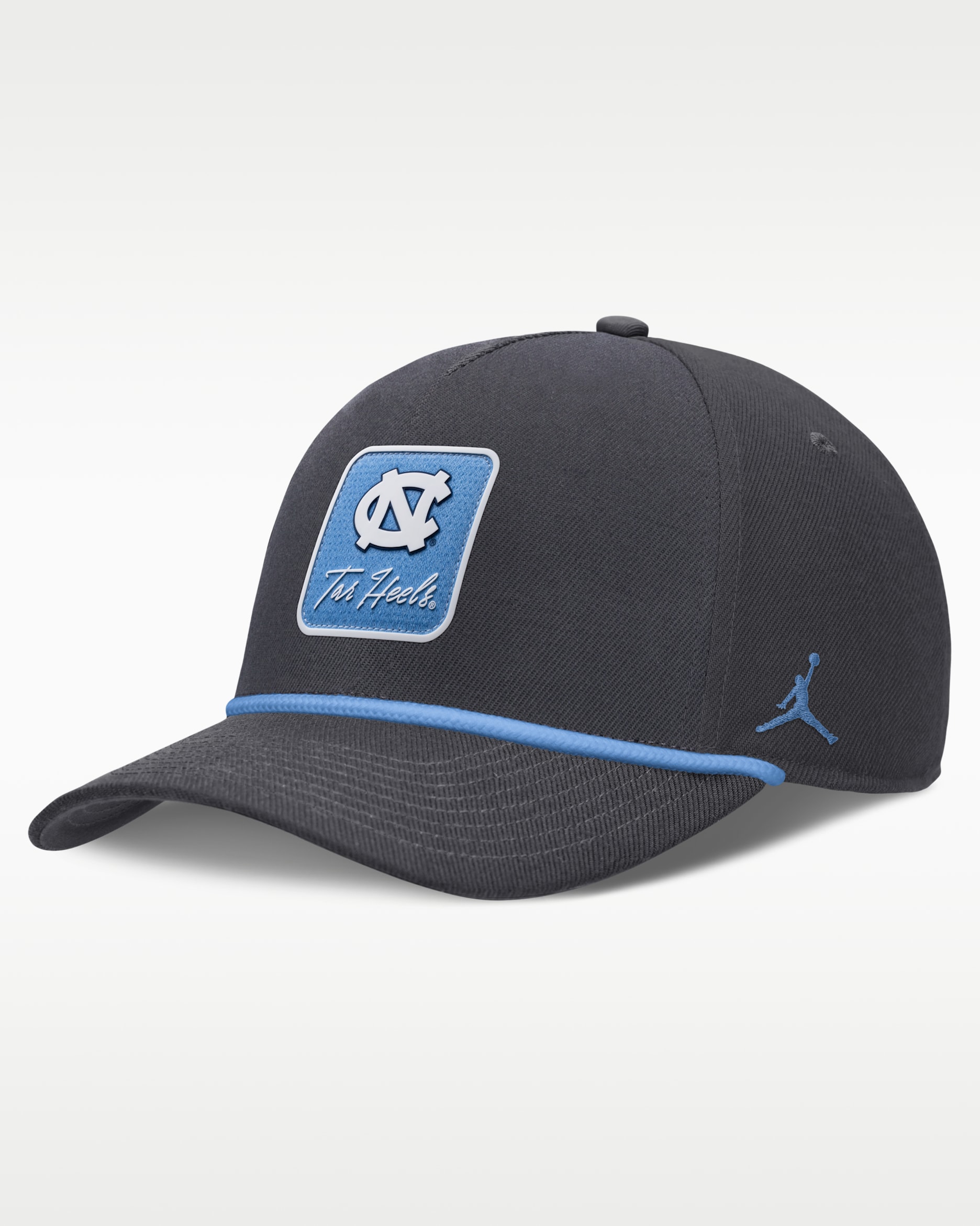 North Carolina Primetime Rise Men's Jordan Brand Dri-FIT College A-Frame Adjustable Hat - Anthracite