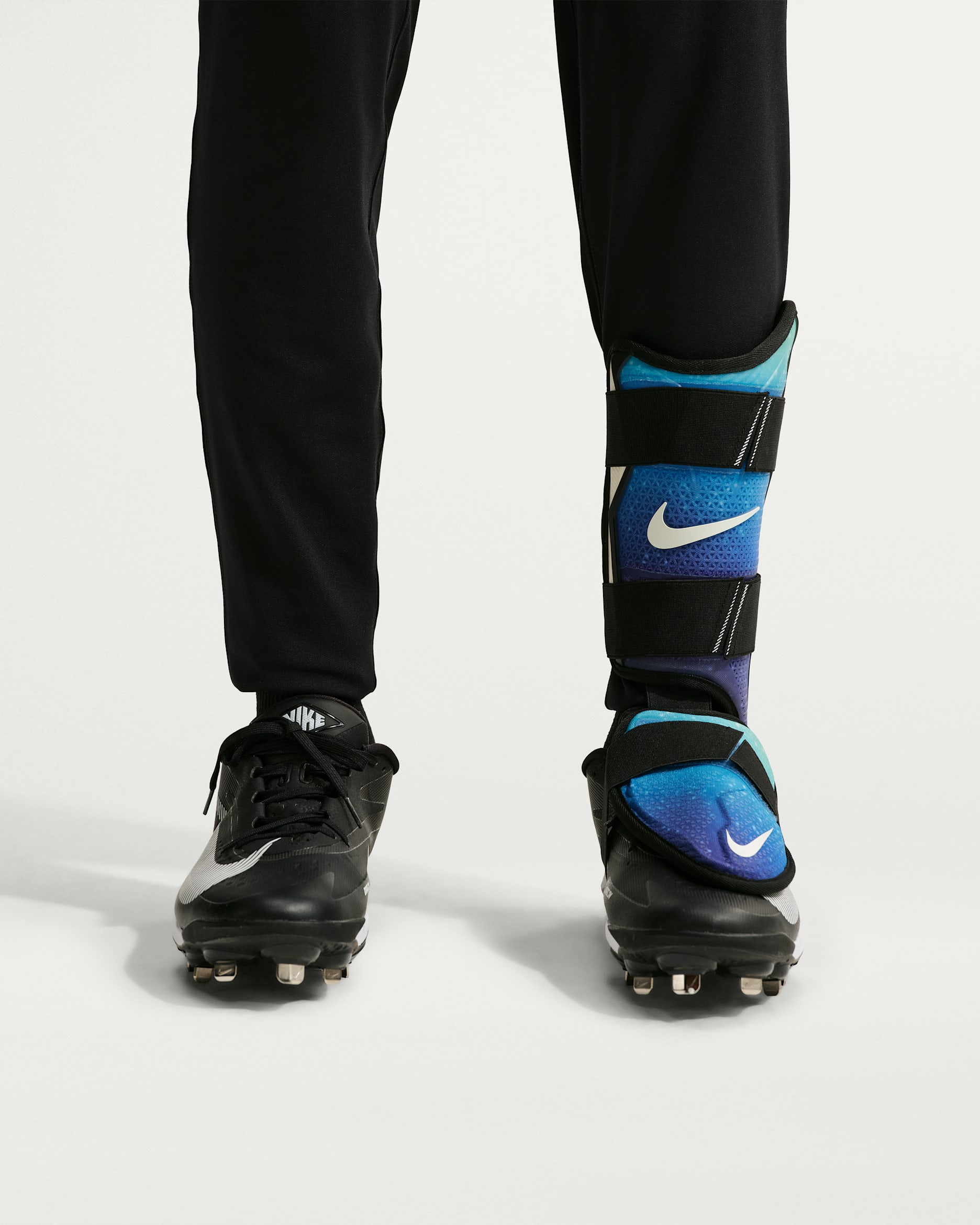 Nike Vapor Elite Baseball Batter's Leg Guard (Left-Hand Hitter) - Laser Blue/Metallic Summit White