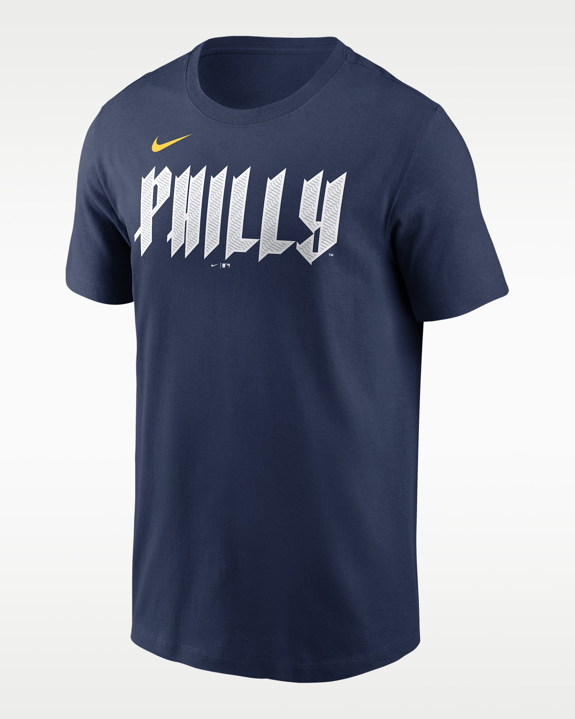 Philadelphia Phillies City Connect Large Logo Men's Nike MLB T-Shirt - Navy