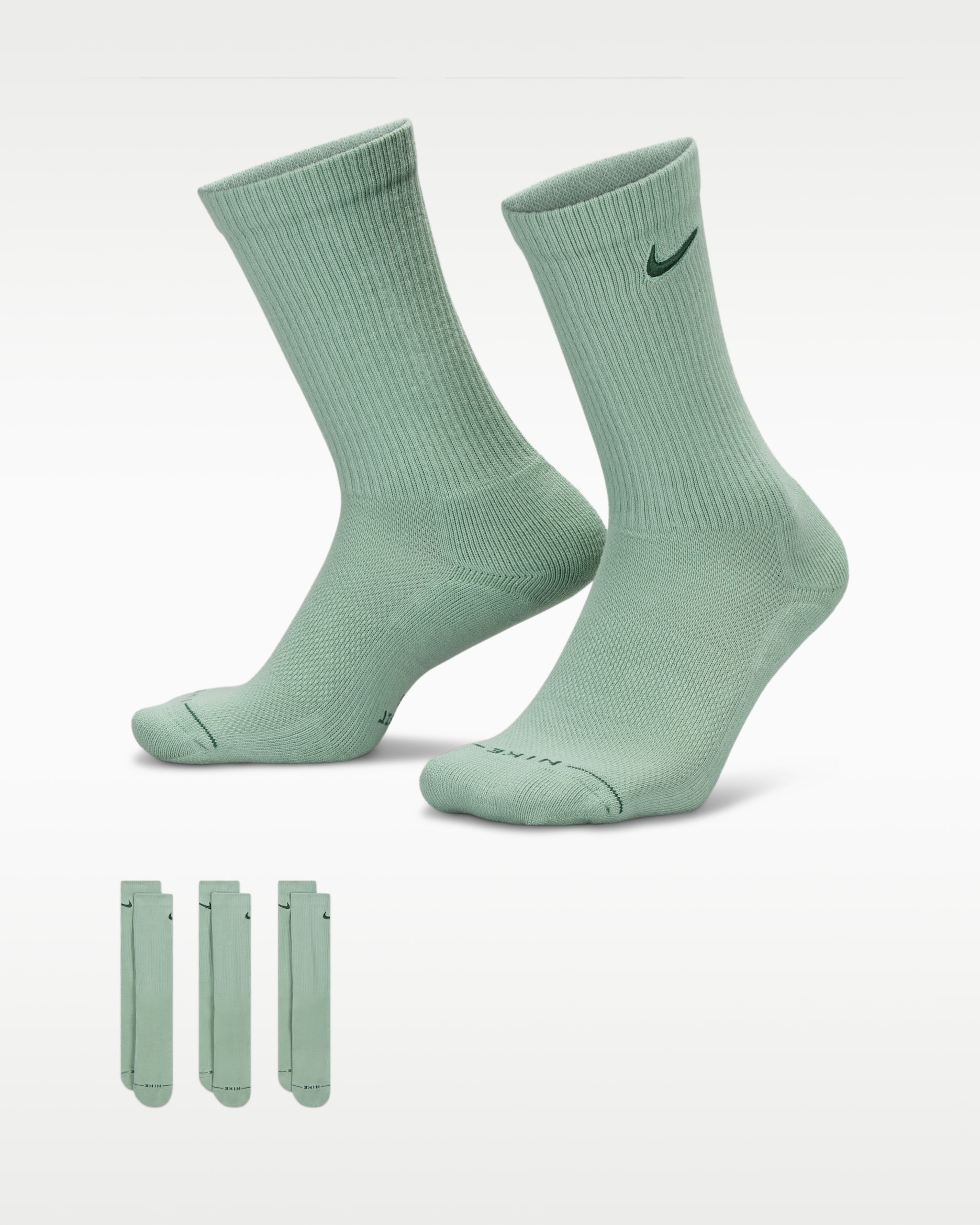 Nike Everyday Elevated Crew Socks (3 Pairs) - Multi-Colour