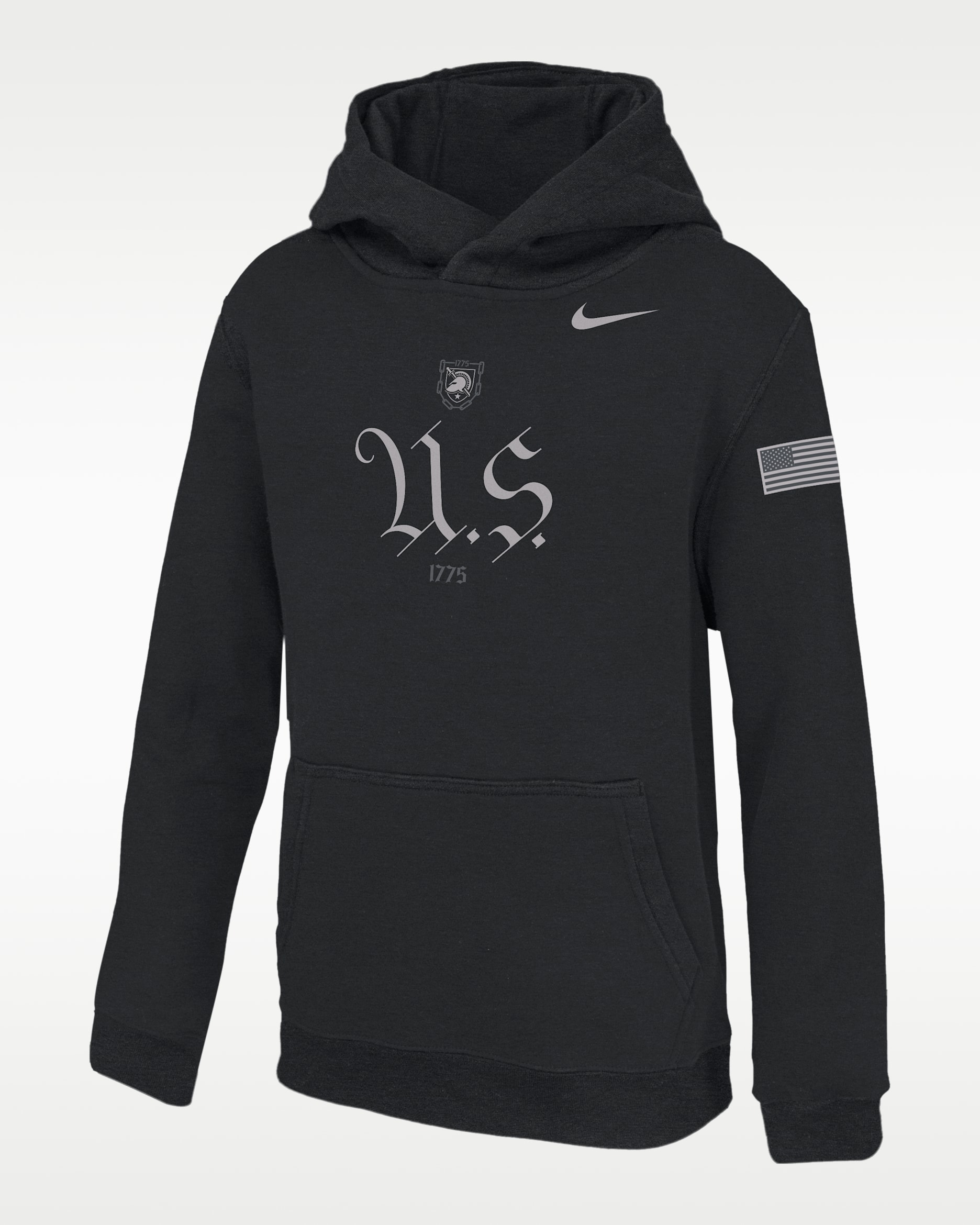 Army Club Big Kids' Nike College Pullover Hoodie - Black