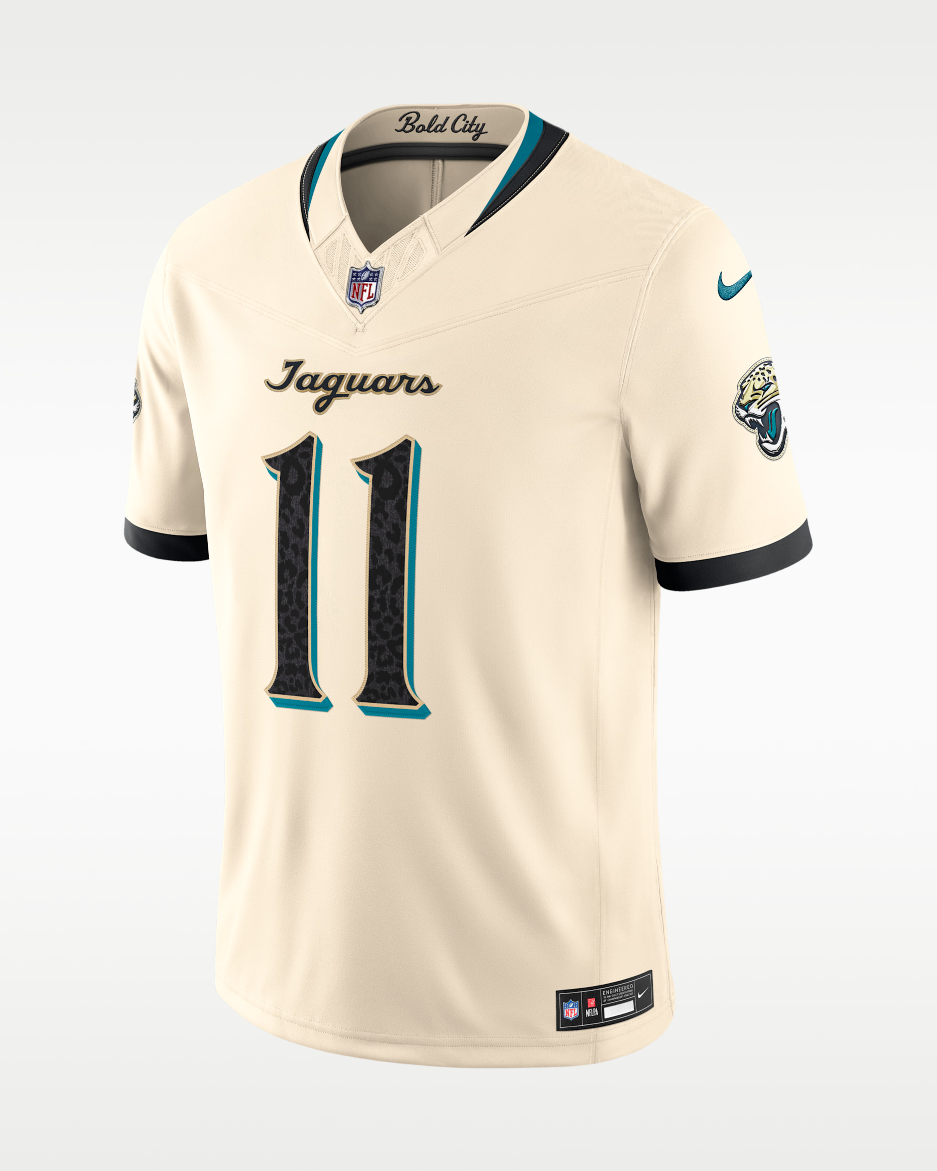 Parker Washington Jacksonville Jaguars Rivalries Collection Men's Nike Dri-FIT NFL Limited Jersey - Natural