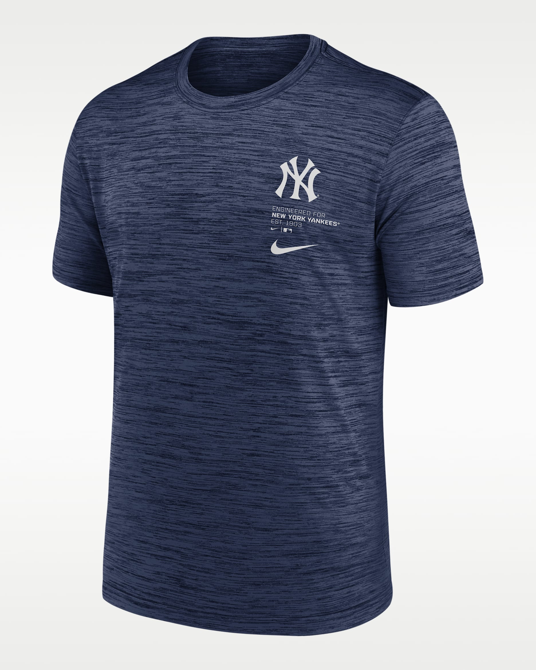 New York Yankees Velocity Men's Nike Dri-FIT MLB T-Shirt - Midnight Navy