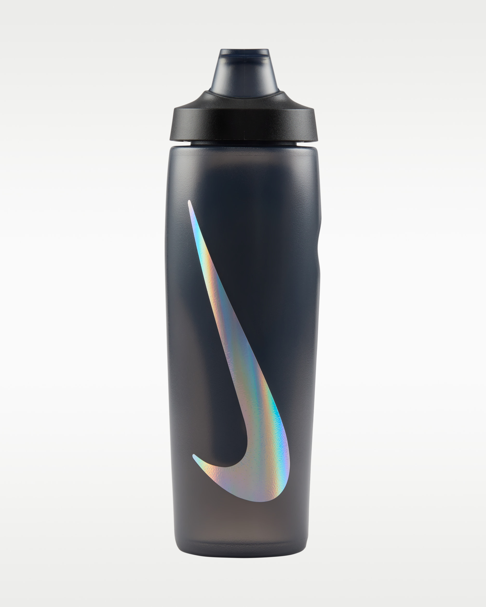 Nike Refuel összenyomható, zárható fedelű vizespalack (700 ml) - Anthracite/Fekete