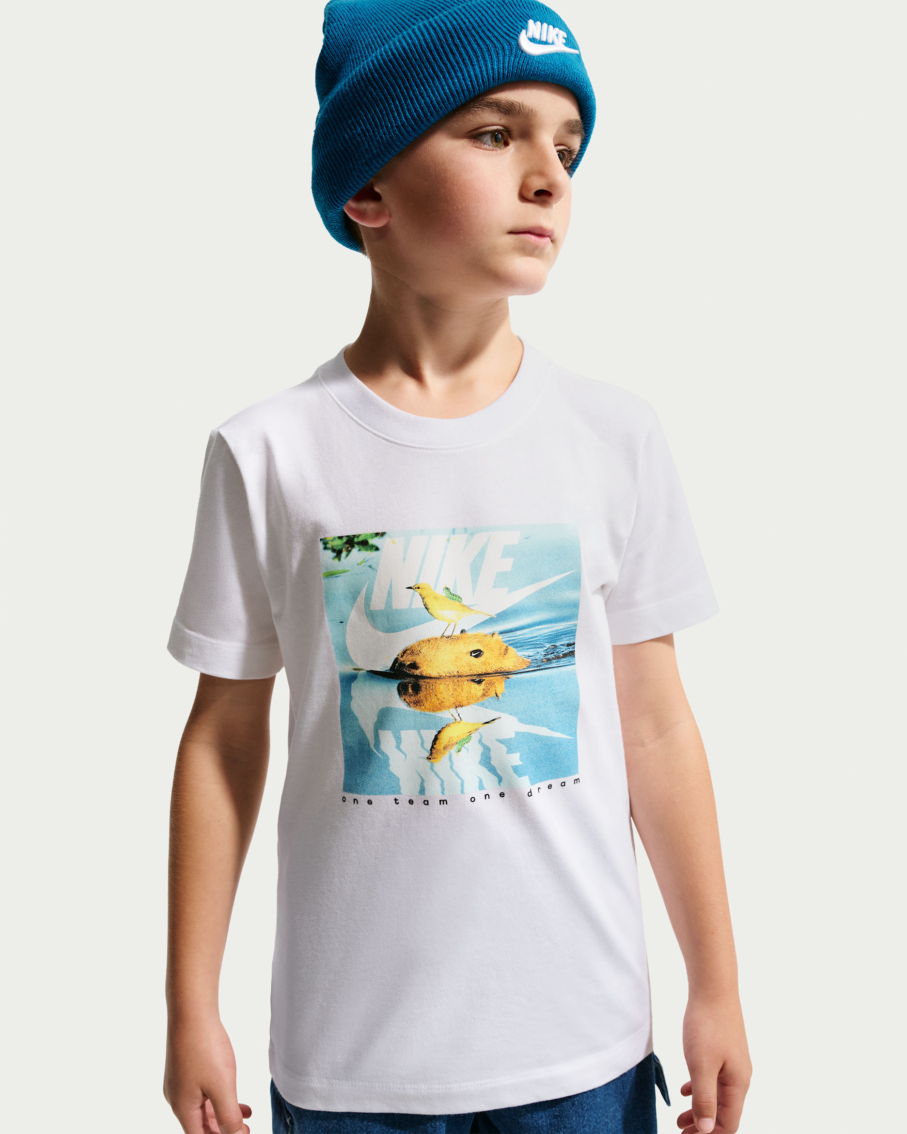 Nike Sportswear Big Kids' T-Shirt - White