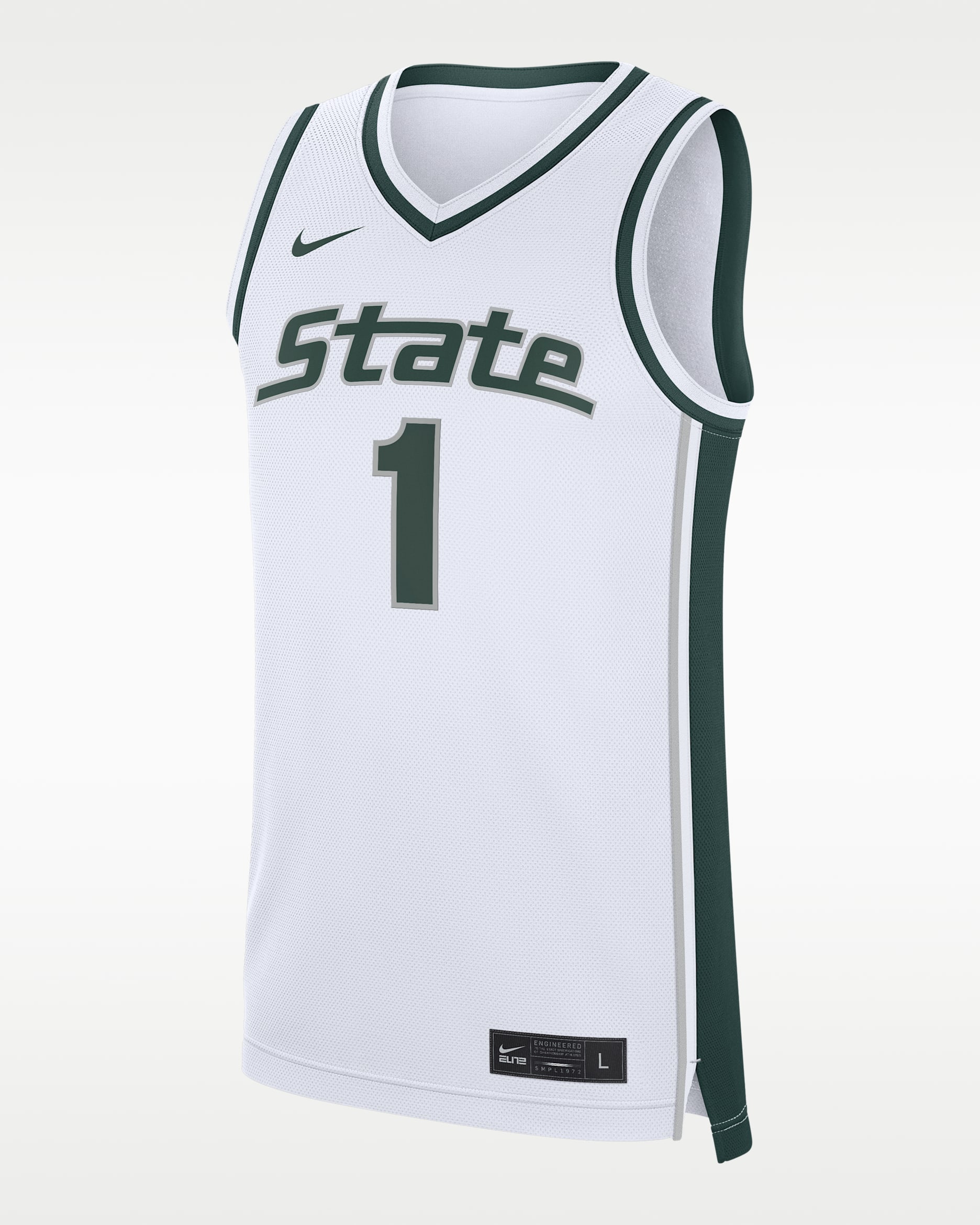 Michigan State Replica Men's Nike College Basketball Jersey - White