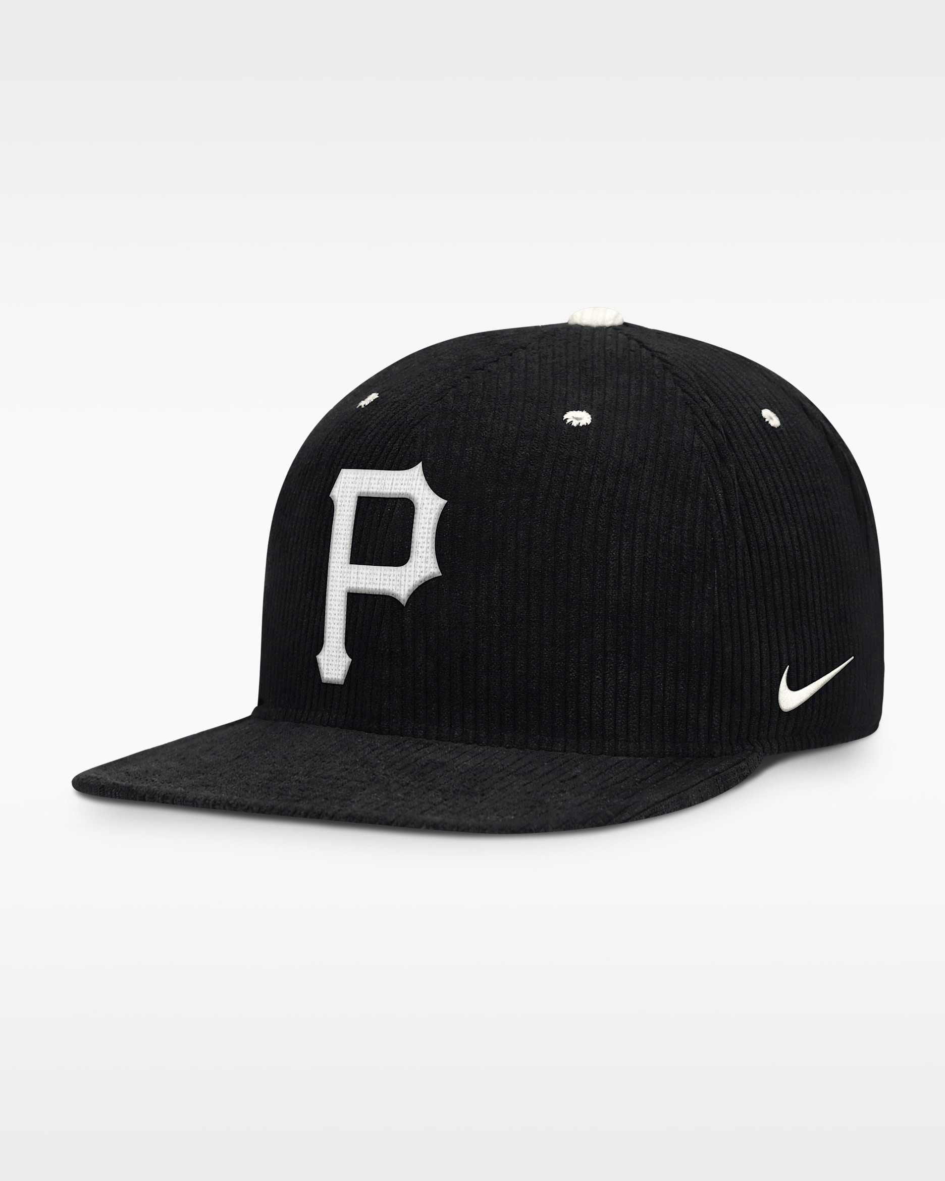 Gorra Nike de la MLB ajustable para hombre Pittsburgh Pirates Pro - Negro