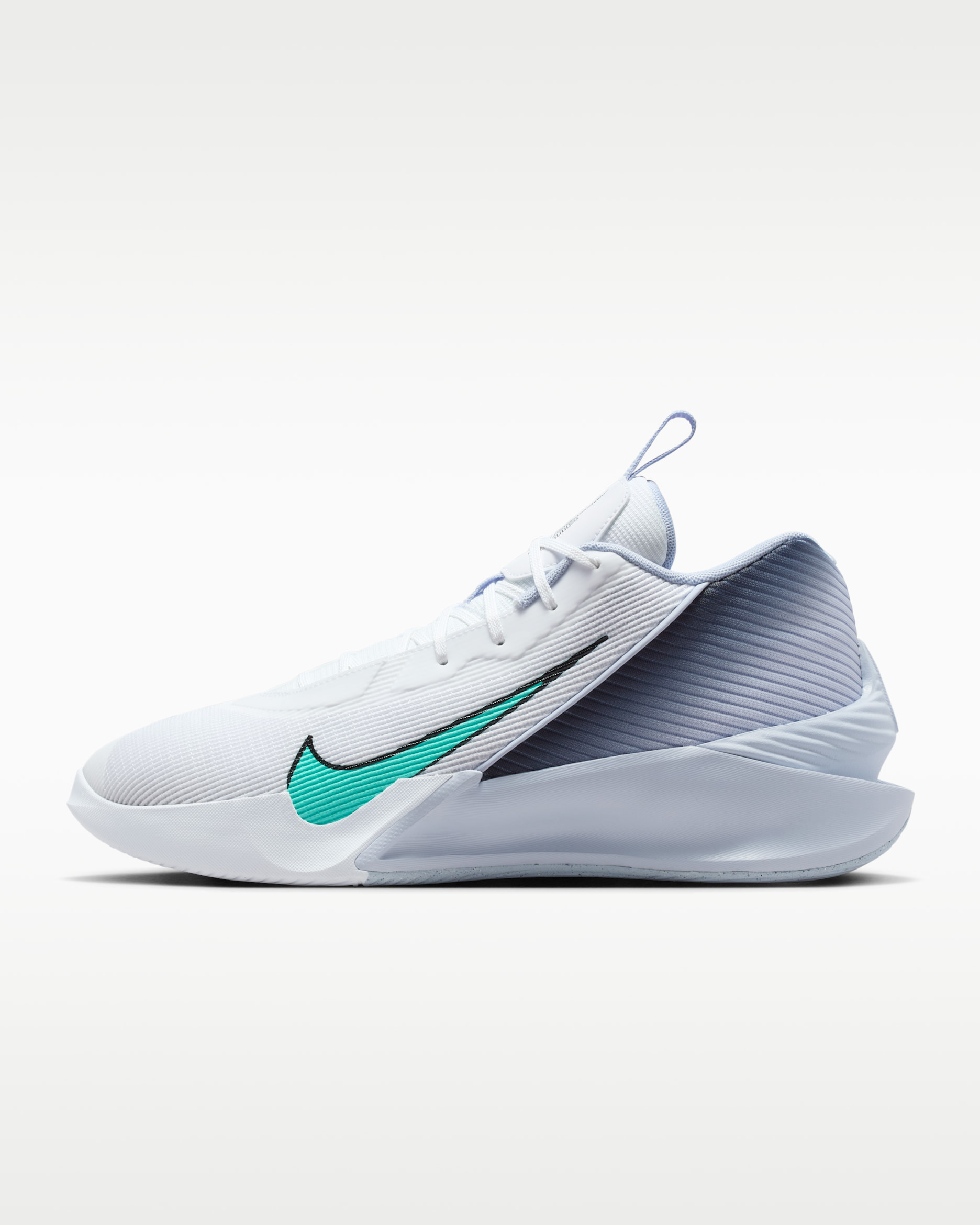 Tenis de básquetbol Nike G.T. Jump Academy - Blanco/Fantasma/Negro/Turquesa dinámico