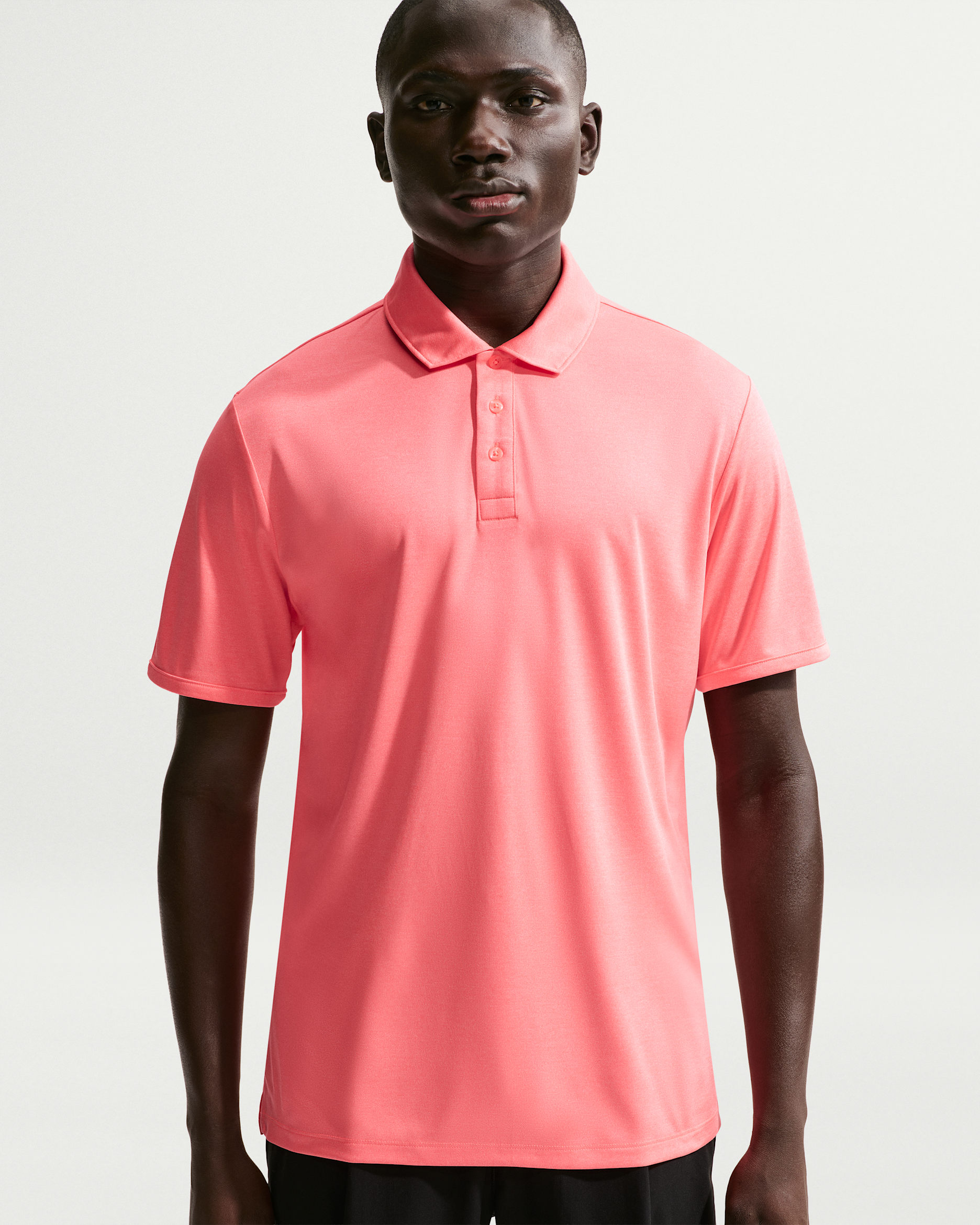 Nike Par Men's Dri-FIT Golf Polo - Hot Lava/Hot Lava