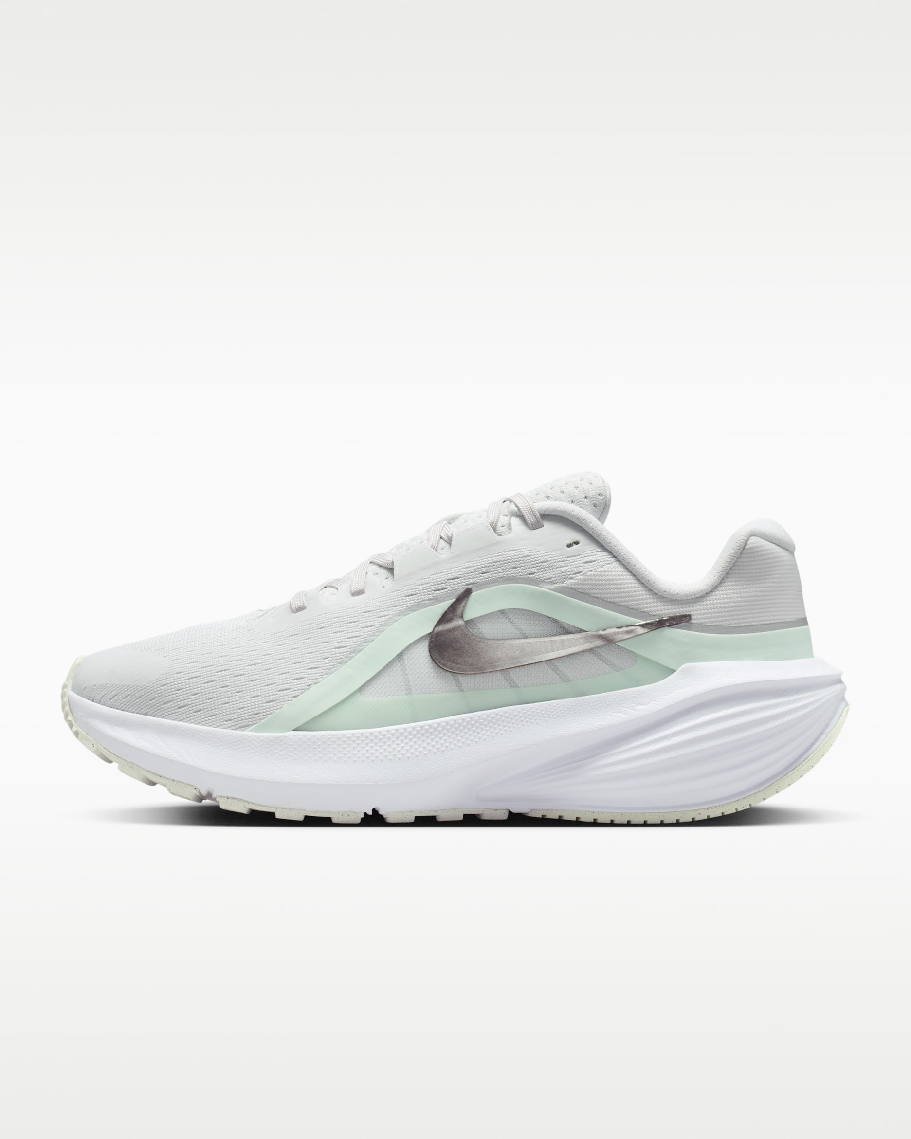 Nike Downshifter 14 Women's Road Running Shoe - Off-White/Barely Green/White/Metallic Silver