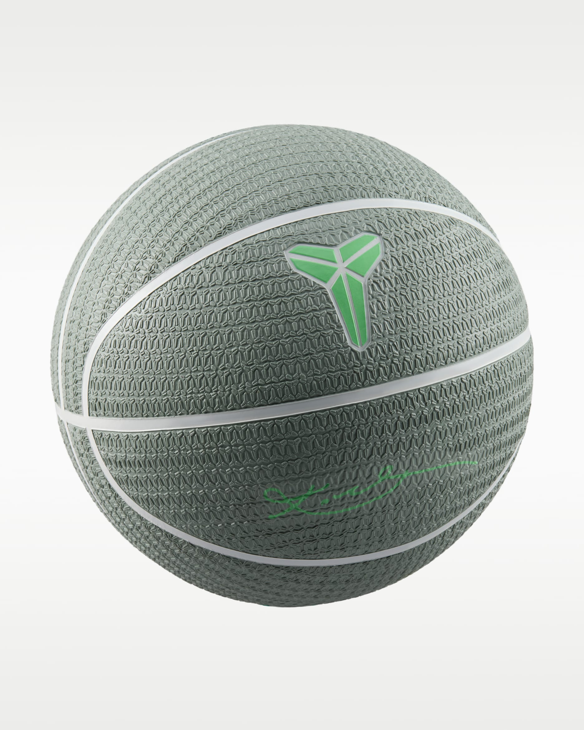 Kobe Signature Basketball - Dusty Sage/White/Illusion Green