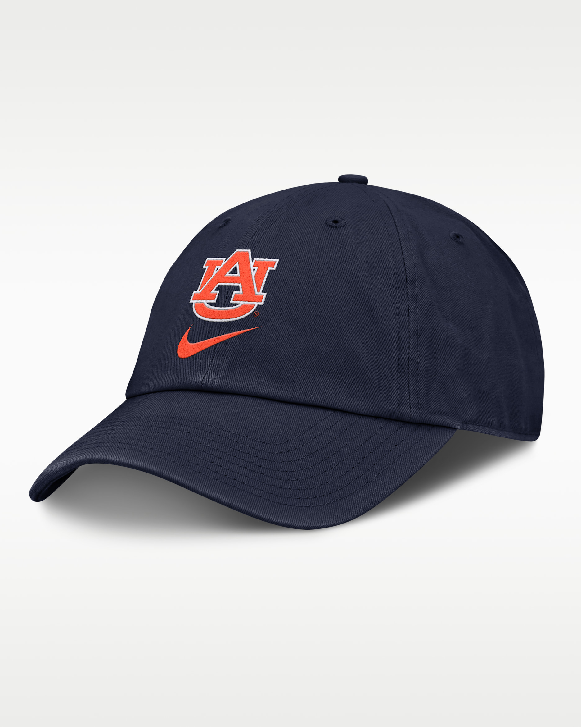 Gorra universitaria Nike ajustable para hombre Auburn Primetime Club - Blanco