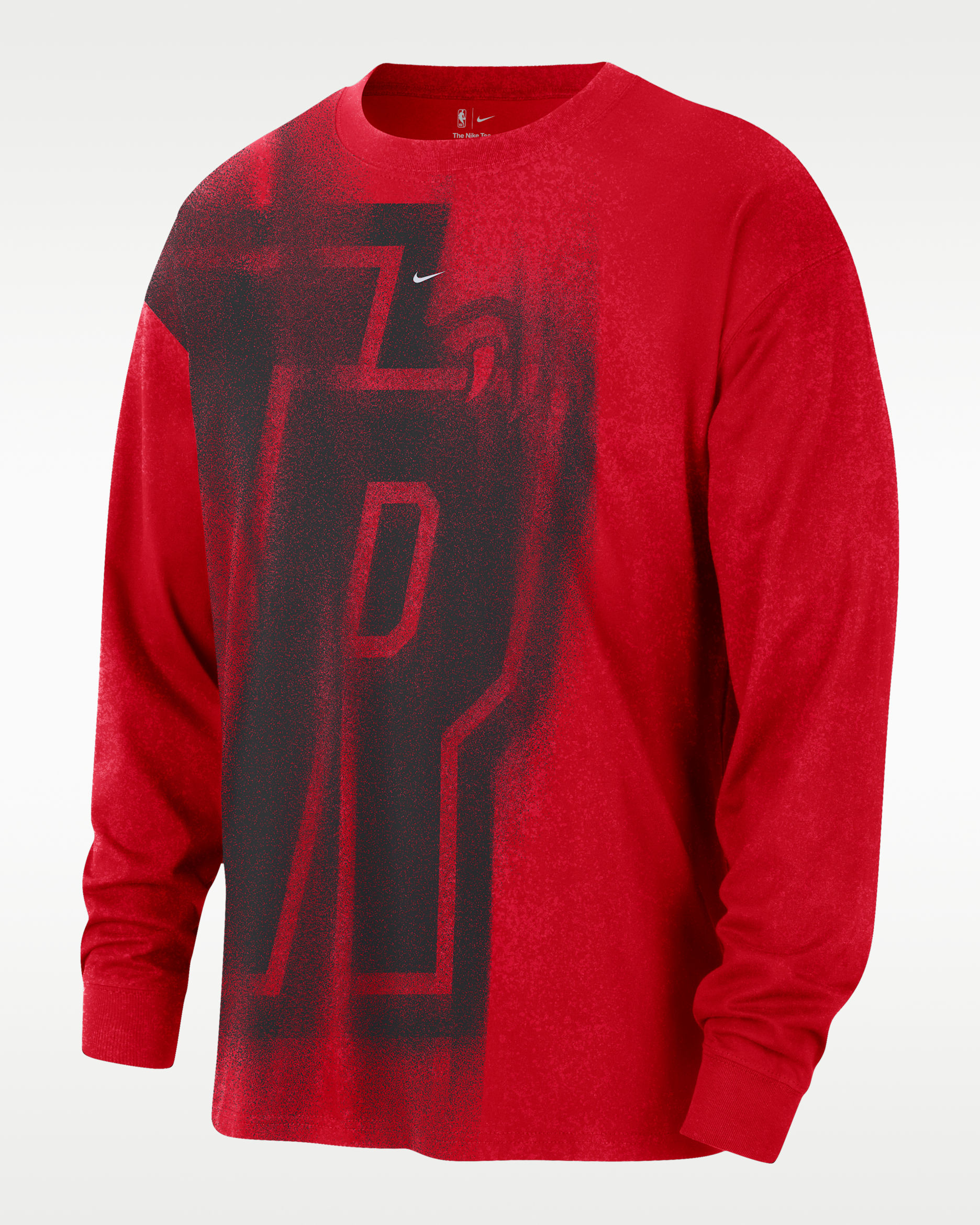 Playera de básquetbol de manga larga para hombre Toronto Raptors Essential Anthem - Rojo universitario