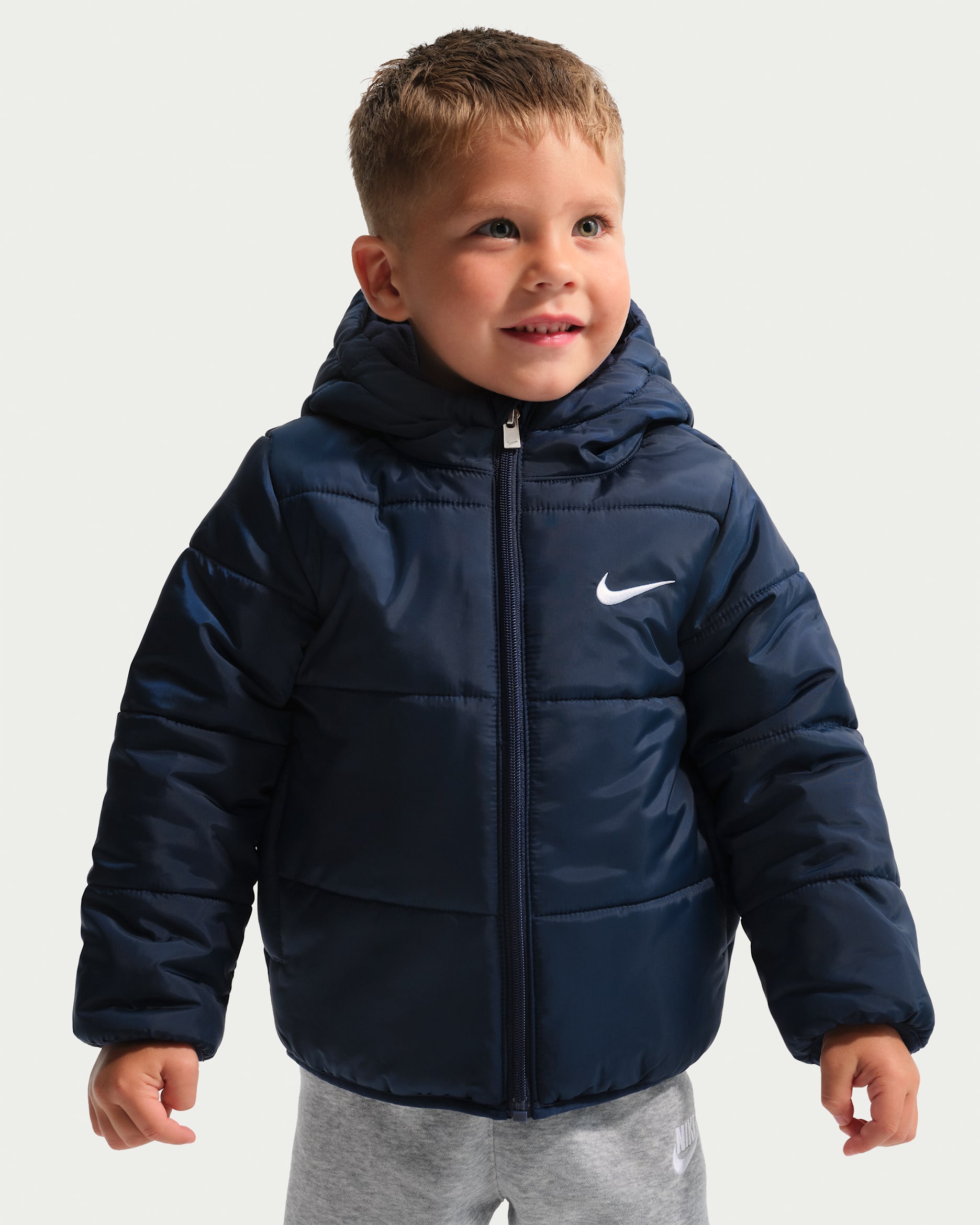 Nike Essentials Toddler Heavyweight Puffer Jacket - Midnight Navy